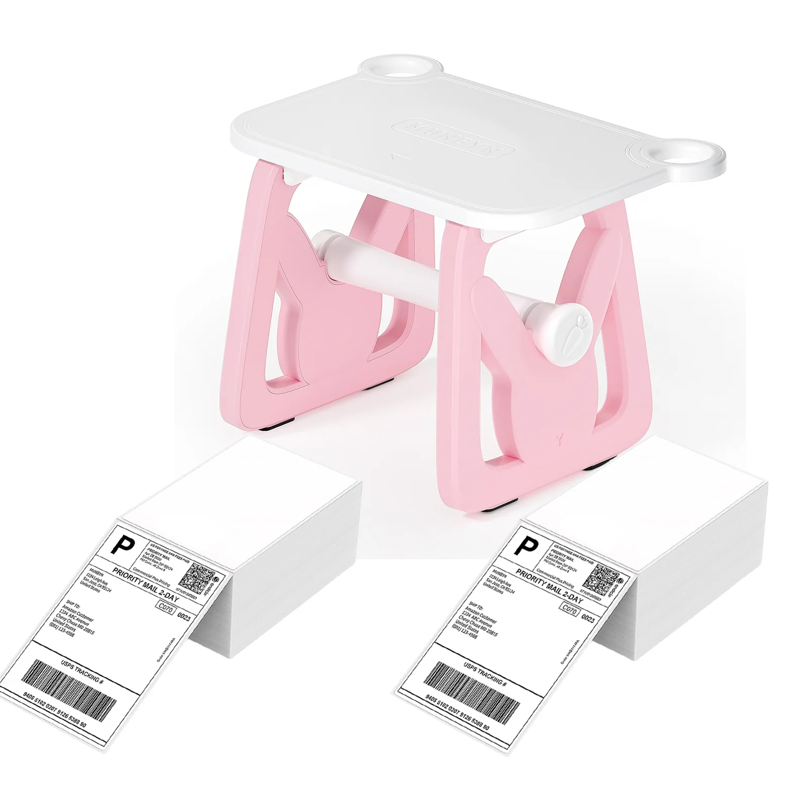 MUNBYN ILH02 3-in-1 Label Holder for Printer and Roll Storage - Image 10