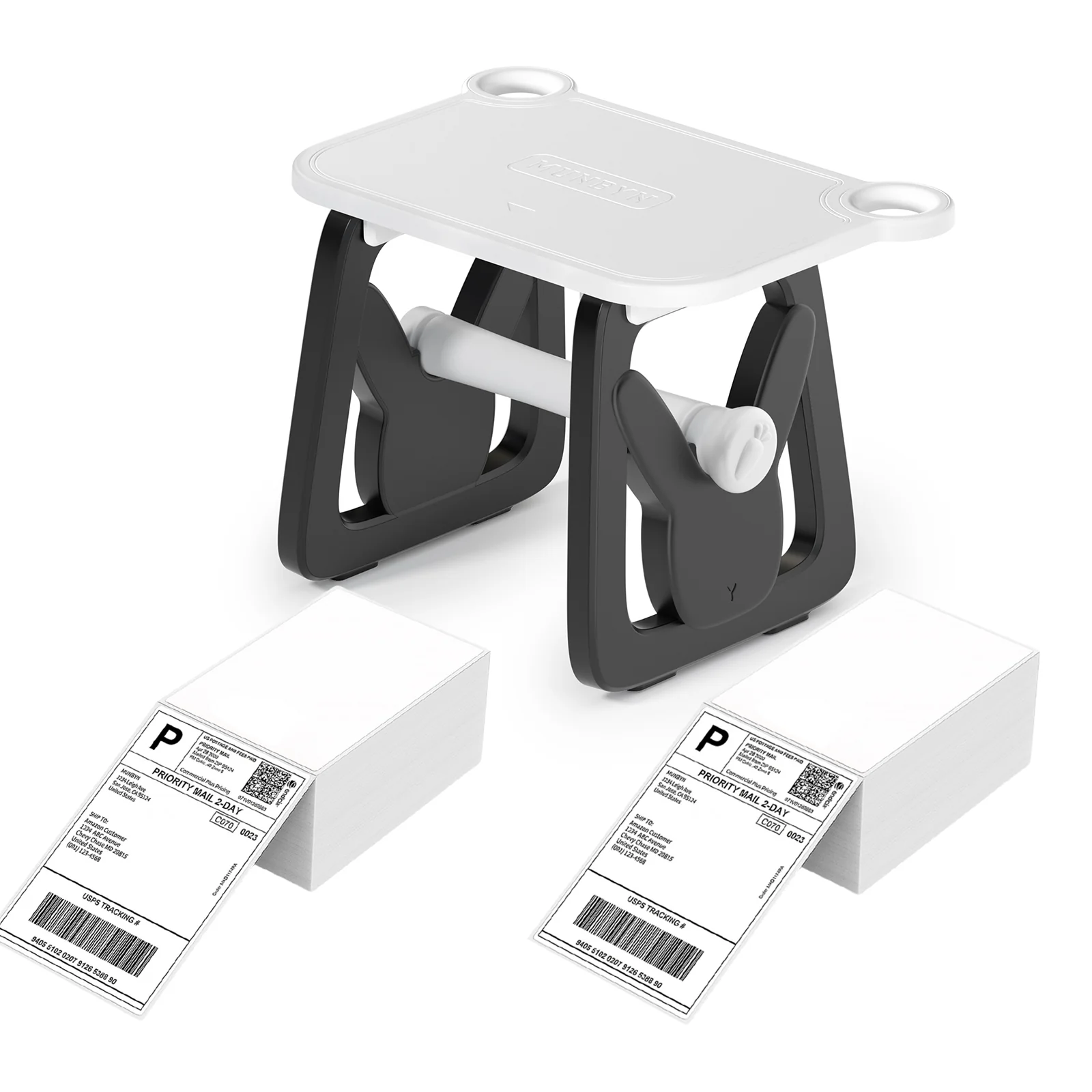 MUNBYN ILH02 3-in-1 Label Holder for Printer and Roll Storage - Image 18