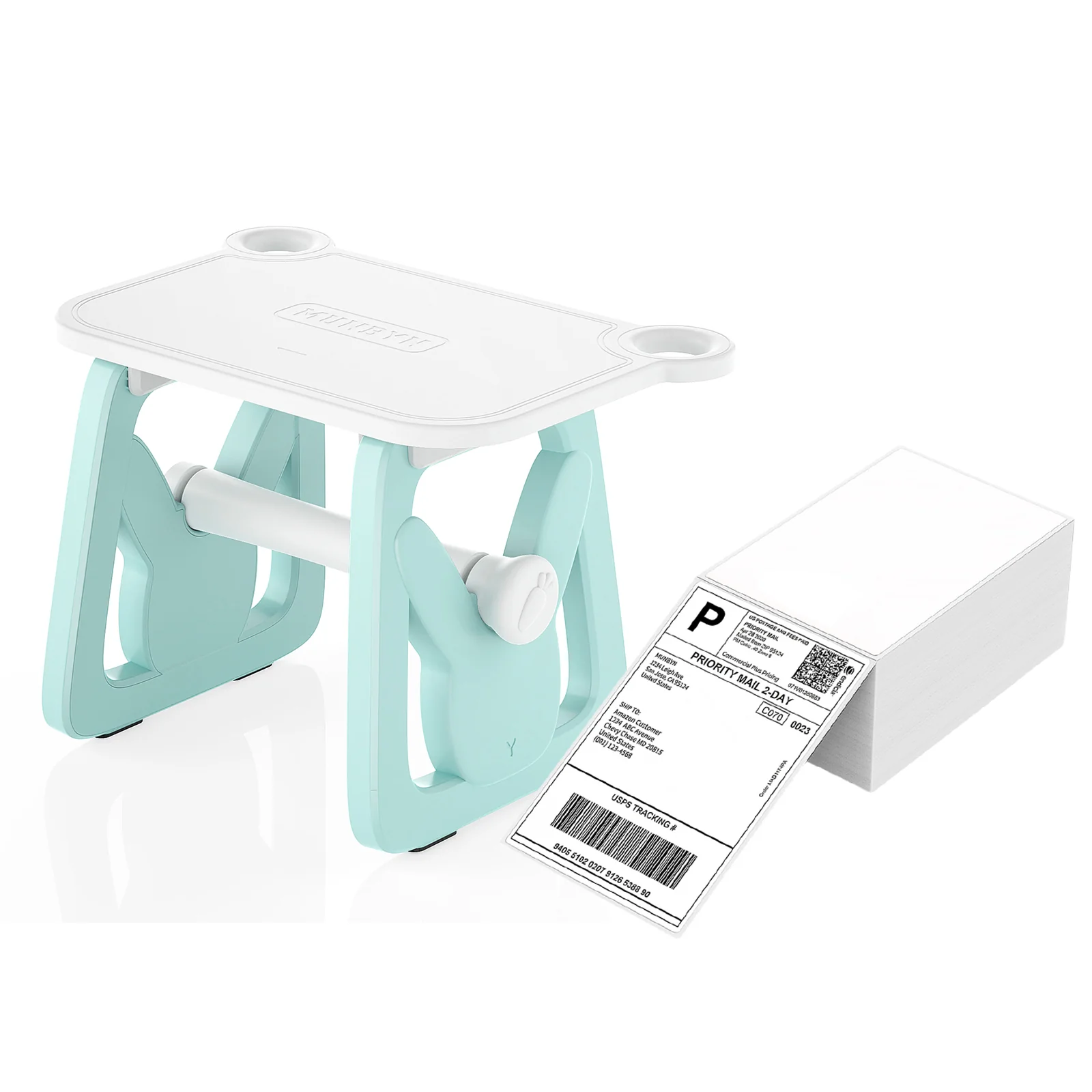 MUNBYN ILH02 3-in-1 Label Holder for Printer and Roll Storage - Image 30