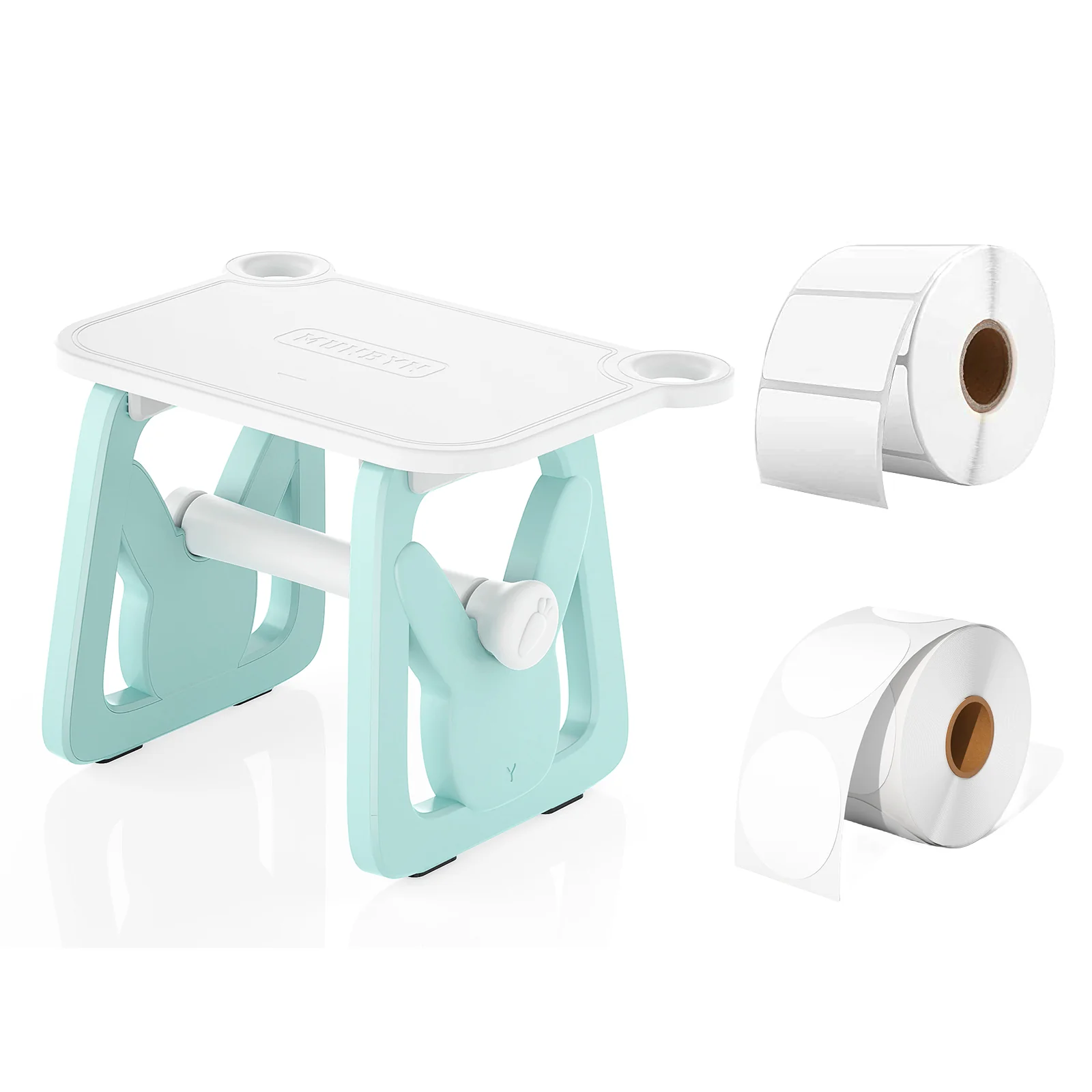 MUNBYN ILH02 3-in-1 Label Holder for Printer and Roll Storage - Image 36