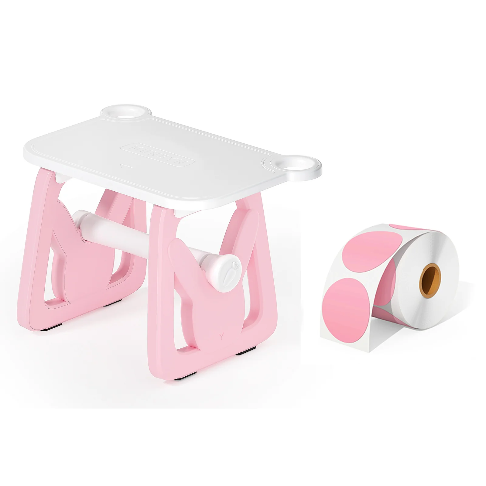 MUNBYN ILH02 3-in-1 Label Holder for Printer and Roll Storage - Image 8