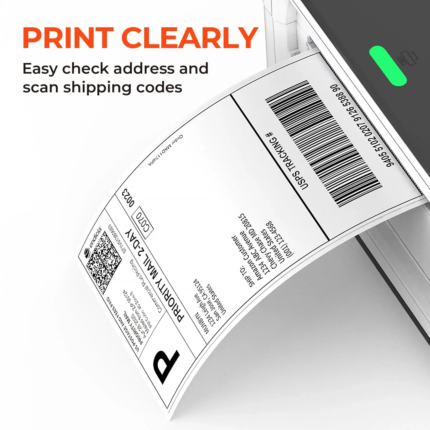 MUNBYN 4x6 Fan-Fold Direct Thermal Shipping Labels for Ecommerce Orders - Image 7