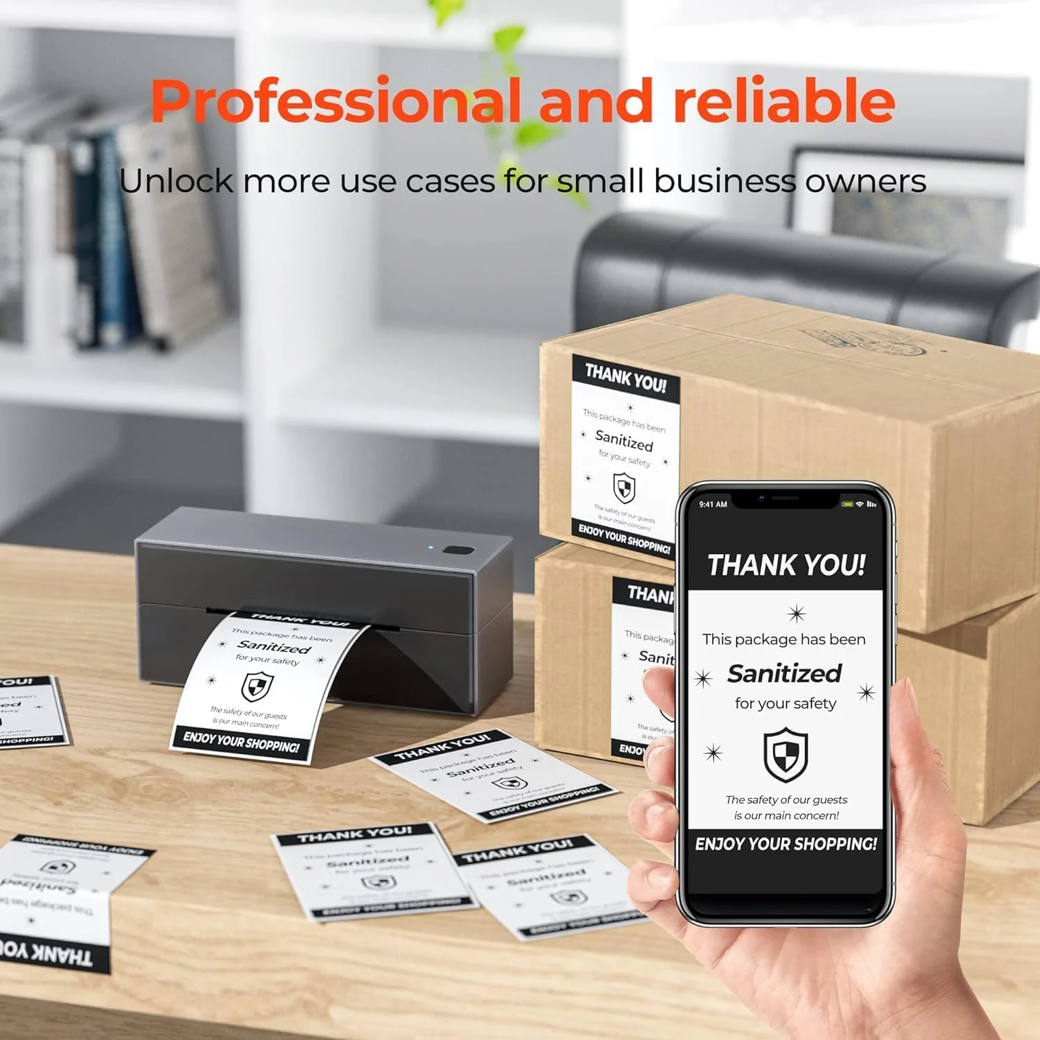 MUNBYN 4x6 Direct Thermal Shipping Roll Labels - Image 10