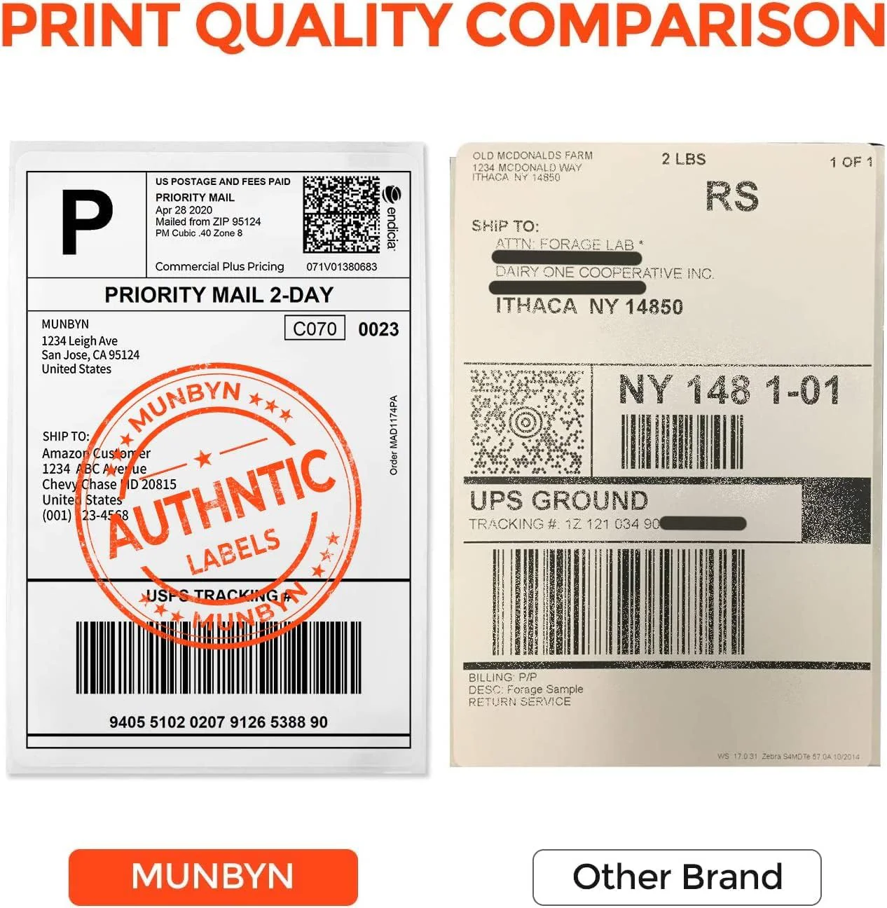 MUNBYN 4x6 Direct Thermal Shipping Roll Labels - Image 12
