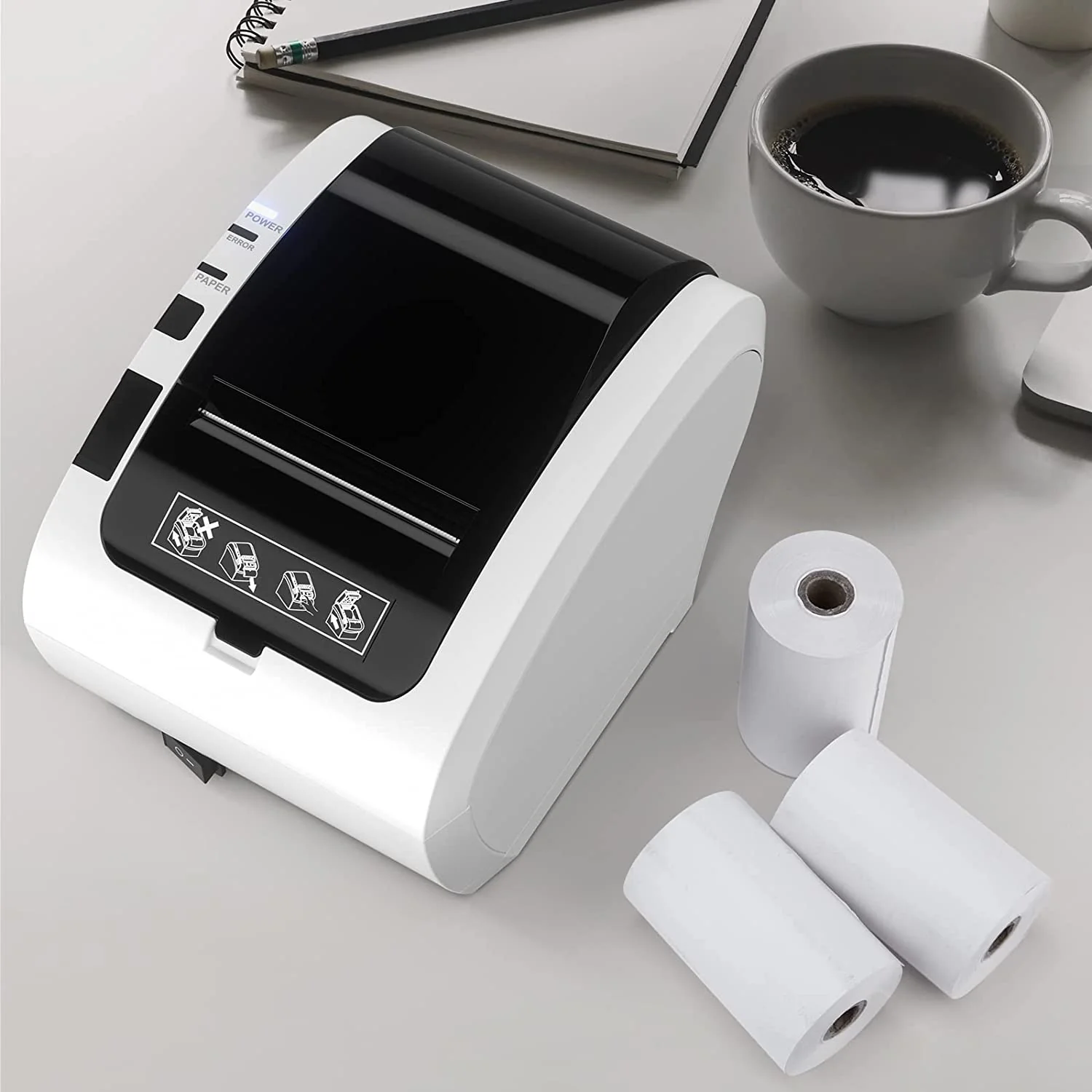 MUNBYN 047P Thermal Receipt Printer for Retail POS Receipts - Image 10