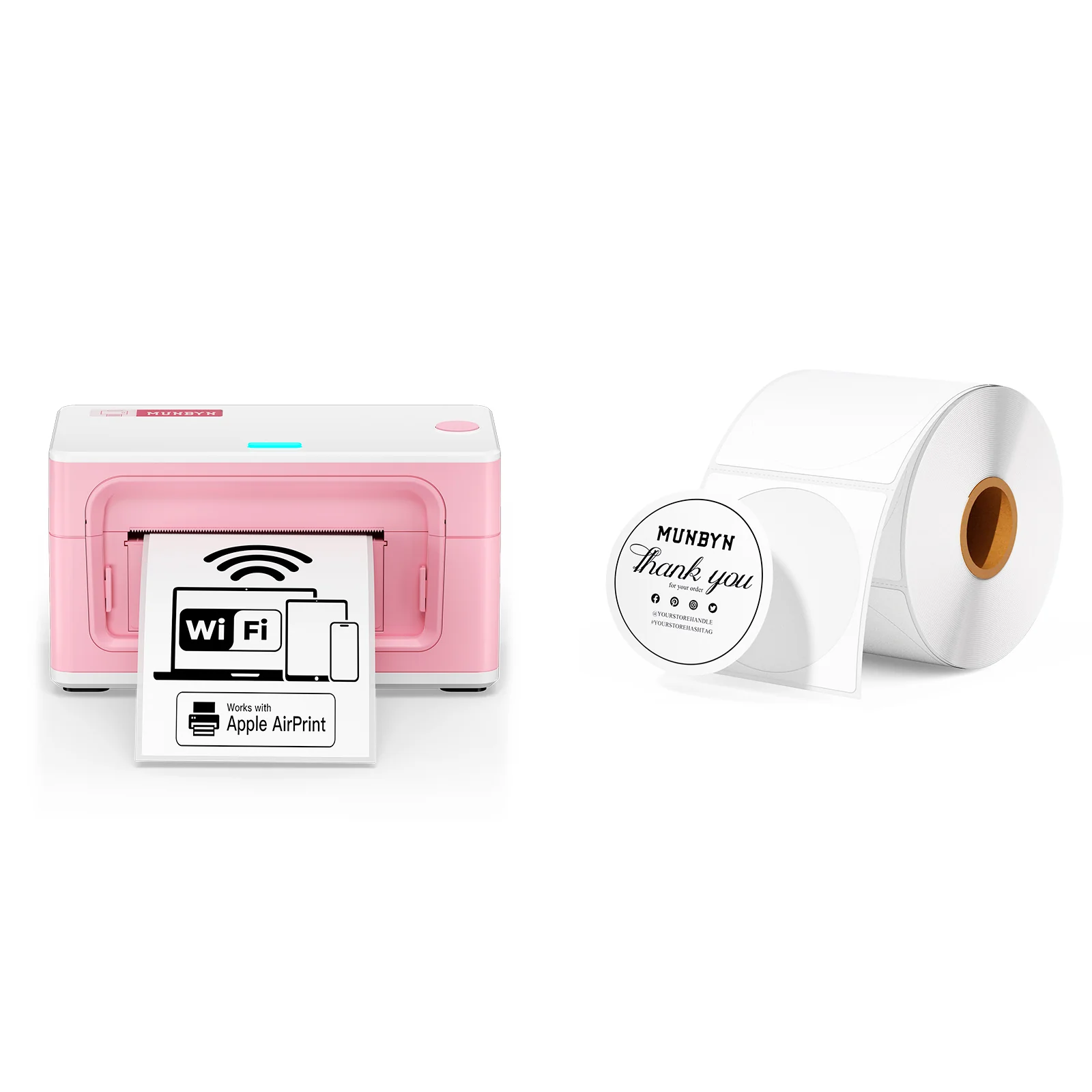 MUNBYN RW941AP AirPrint Thermal Label Printer for All-in-One Labelling - Image 6