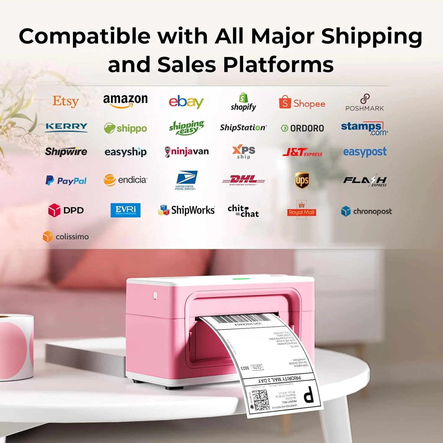 MUNBYN RW941B Bluetooth Thermal Label Printer for High-Volume Shipping - Image 14