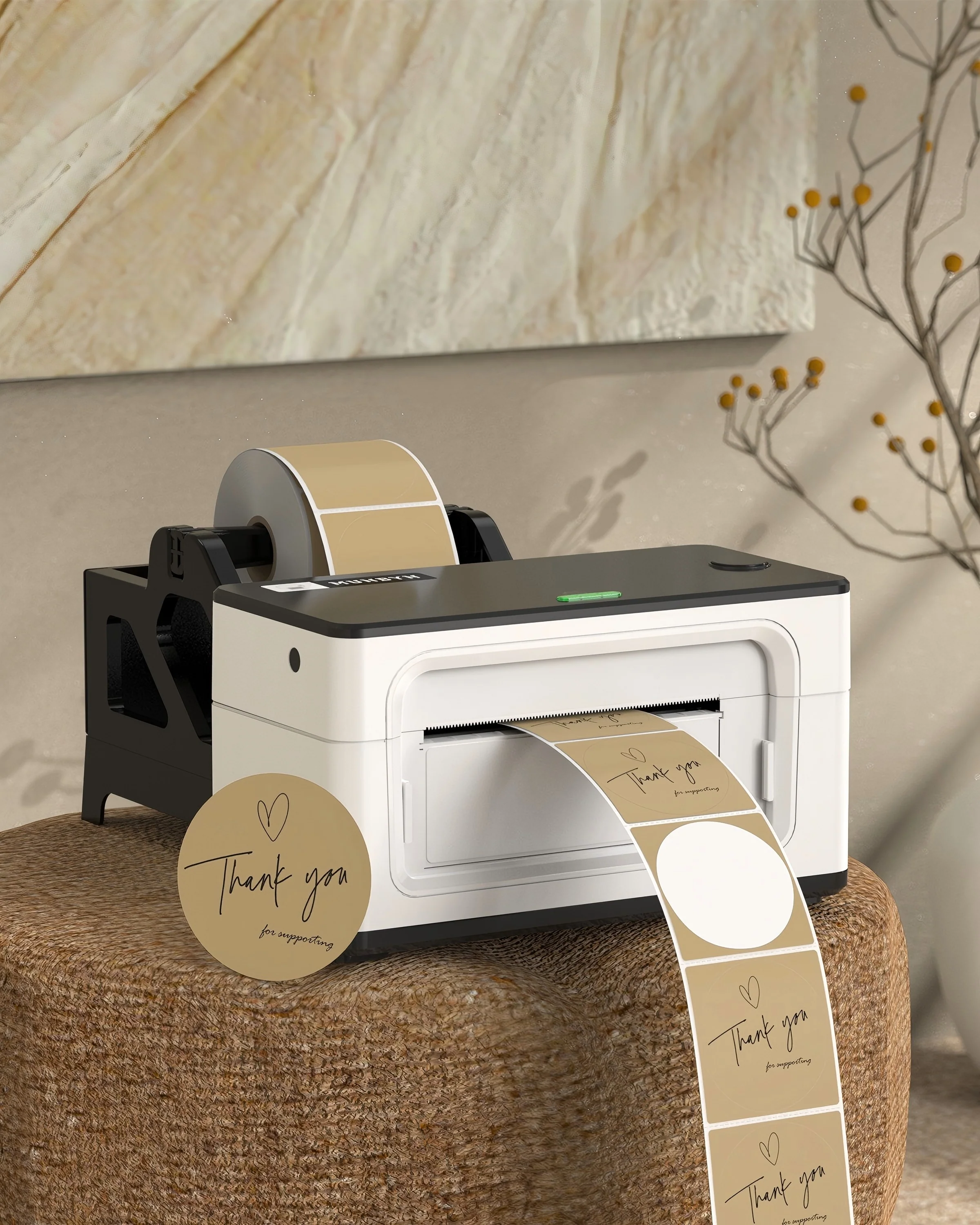 MUNBYN 2" Circle Direct Thermal Labels for Product, Logo and Multi-Purpose Stickers - Image 8