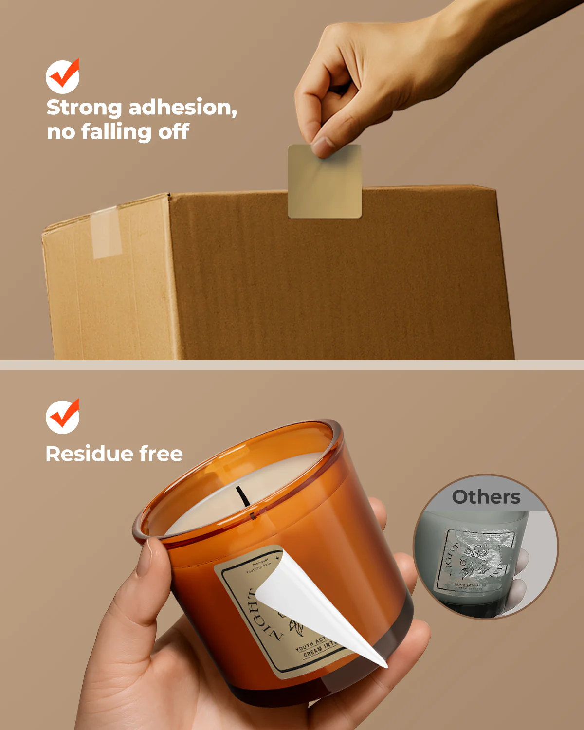 MUNBYN RealWriter 402B Bluetooth Printer & 2x2 Square Labels Candle Packaging Starter Kit - Image 4