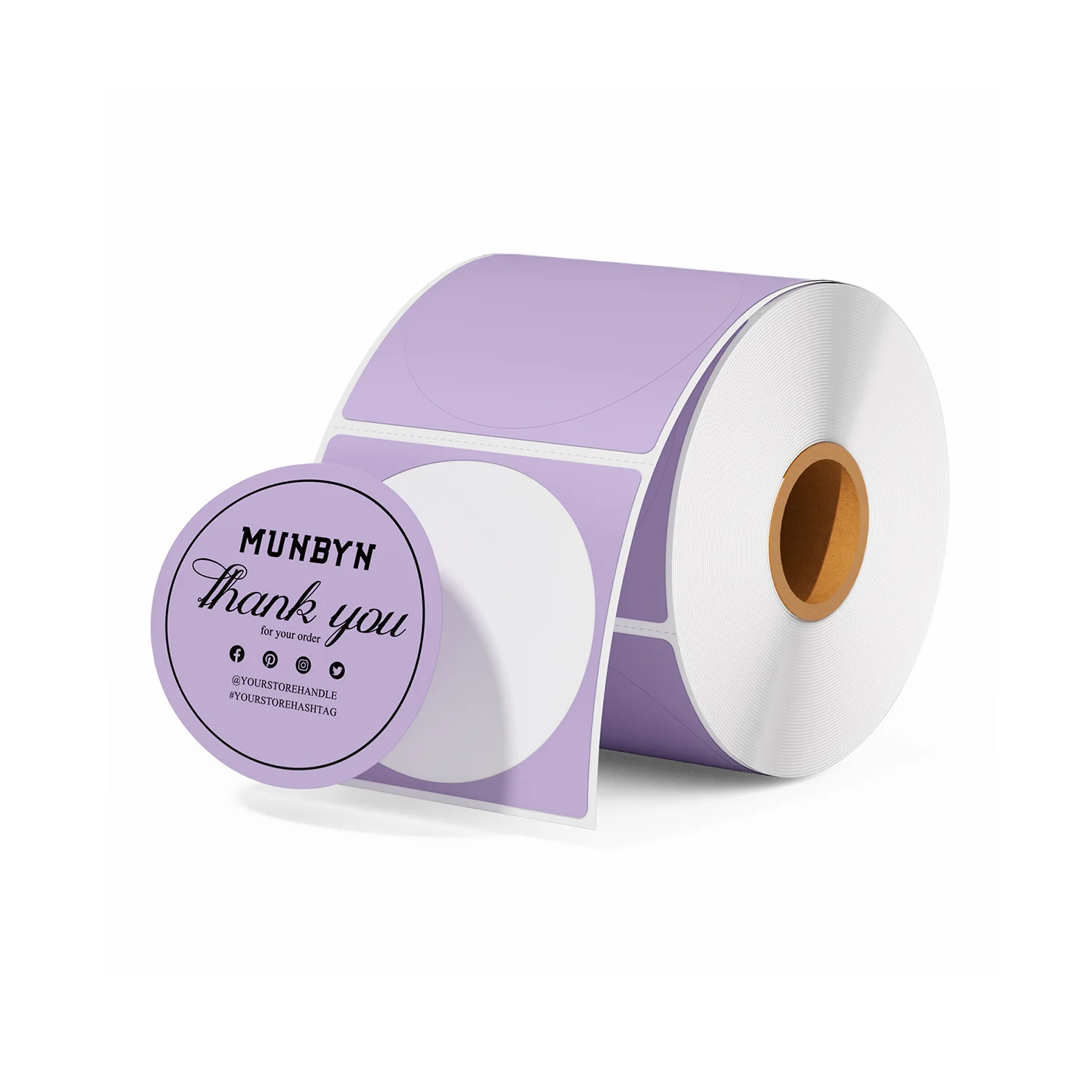 MUNBYN 2" Circle Direct Thermal Labels for Product, Logo and Multi-Purpose Stickers - Image 10