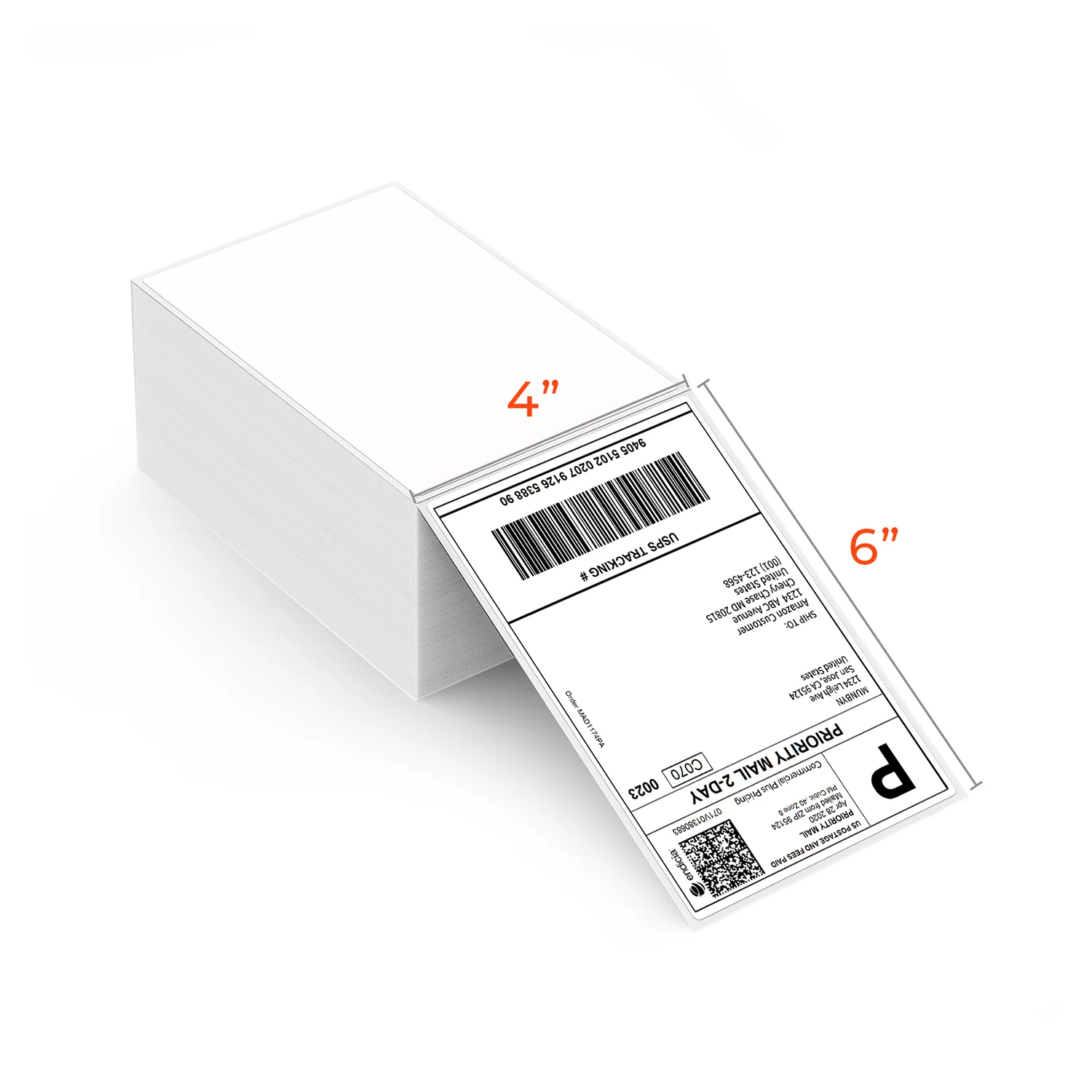 MUNBYN 4x6 Fan-Fold Direct Thermal Shipping Labels for Ecommerce Orders - Image 4