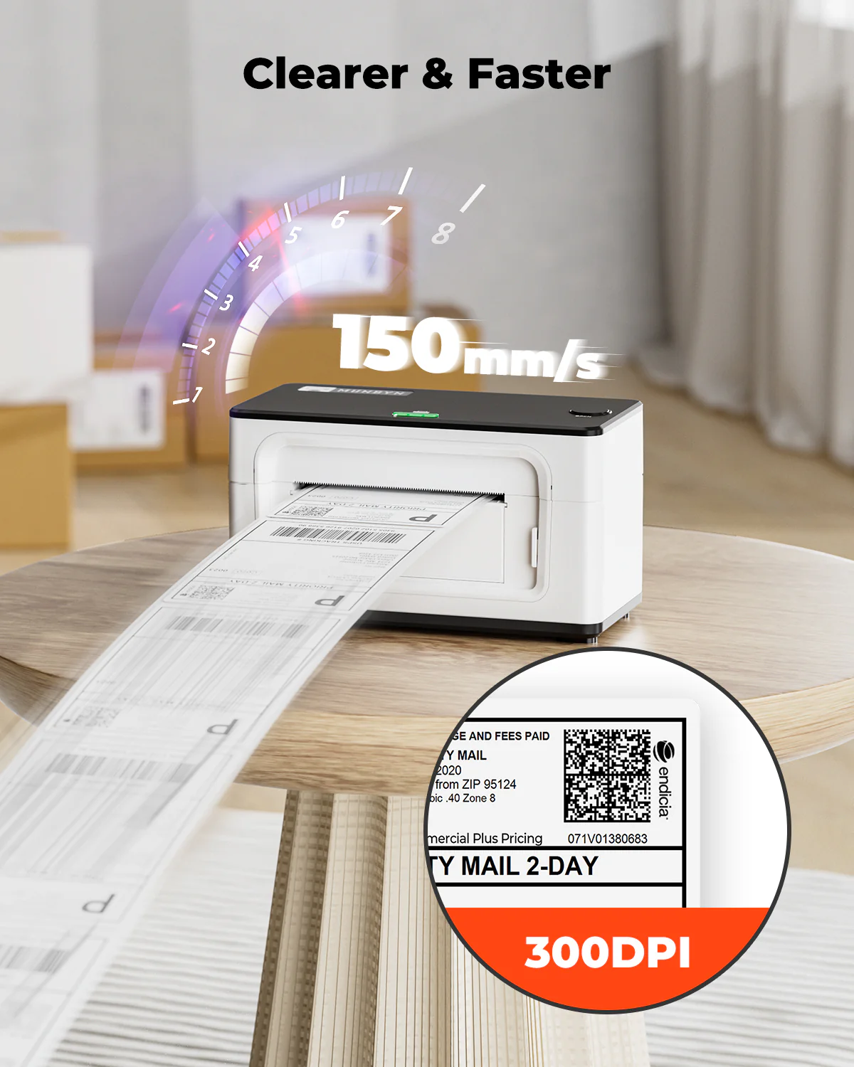 MUNBYN RealWriter 941BP 300DPI Printer & 4x6 Labels Etsy Shipping Ultra HD Kit - Image 4