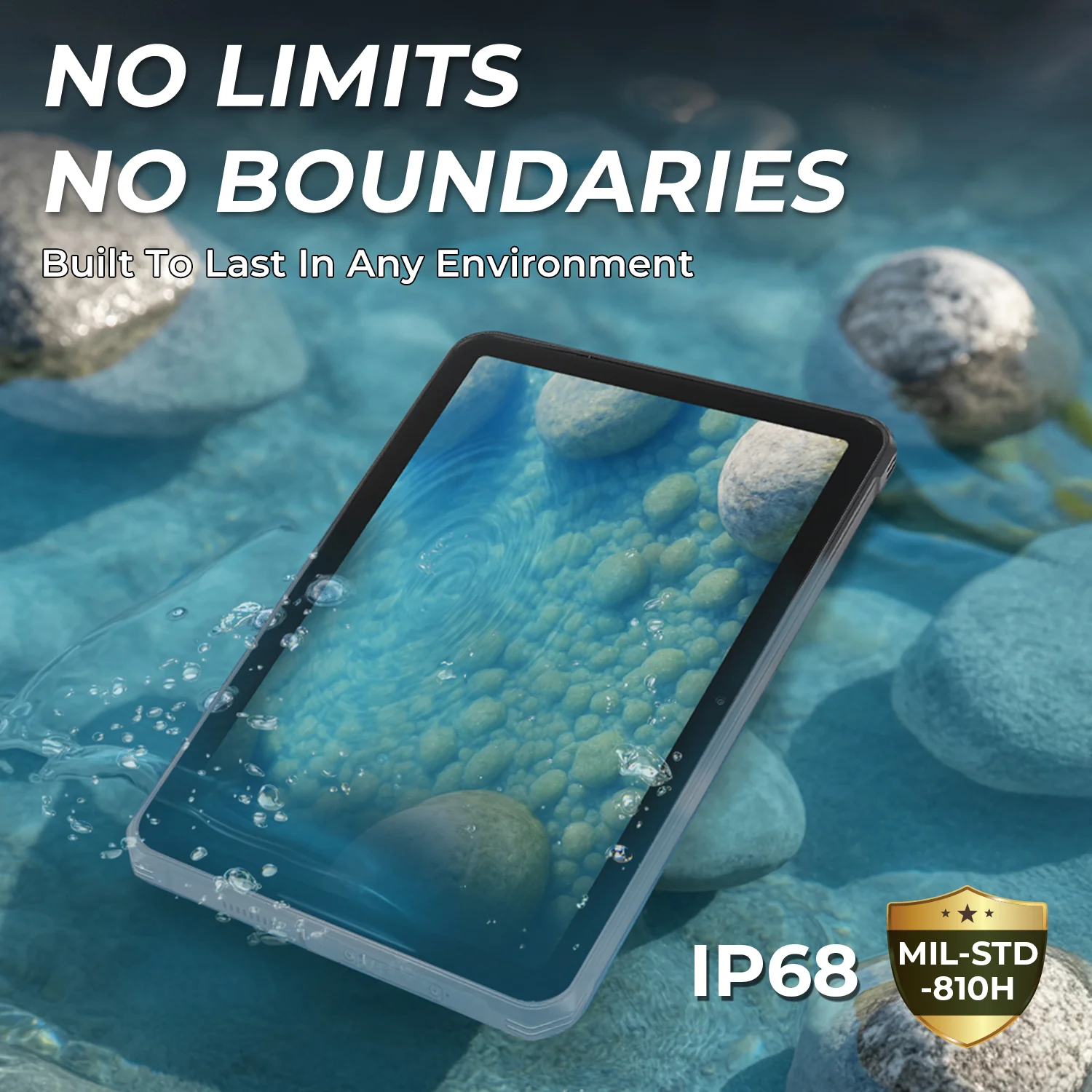 MUNBYN ILT02 Rugged Tablet for Field and Warehouse Work - Image 12