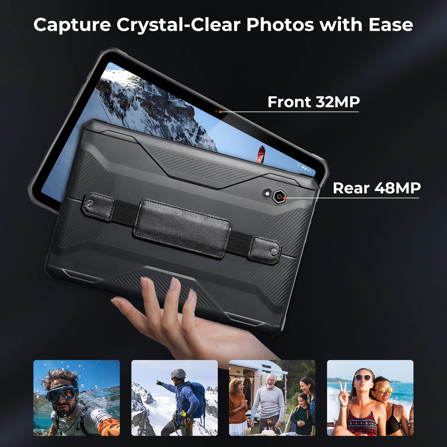 MUNBYN ILT02 Rugged Tablet for Field and Warehouse Work - Image 5