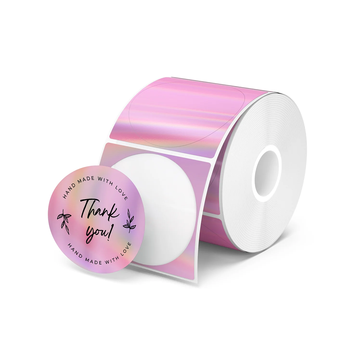 MUNBYN 2" Holographic Thermal Sticker Labels for Product Packaging - Image 3