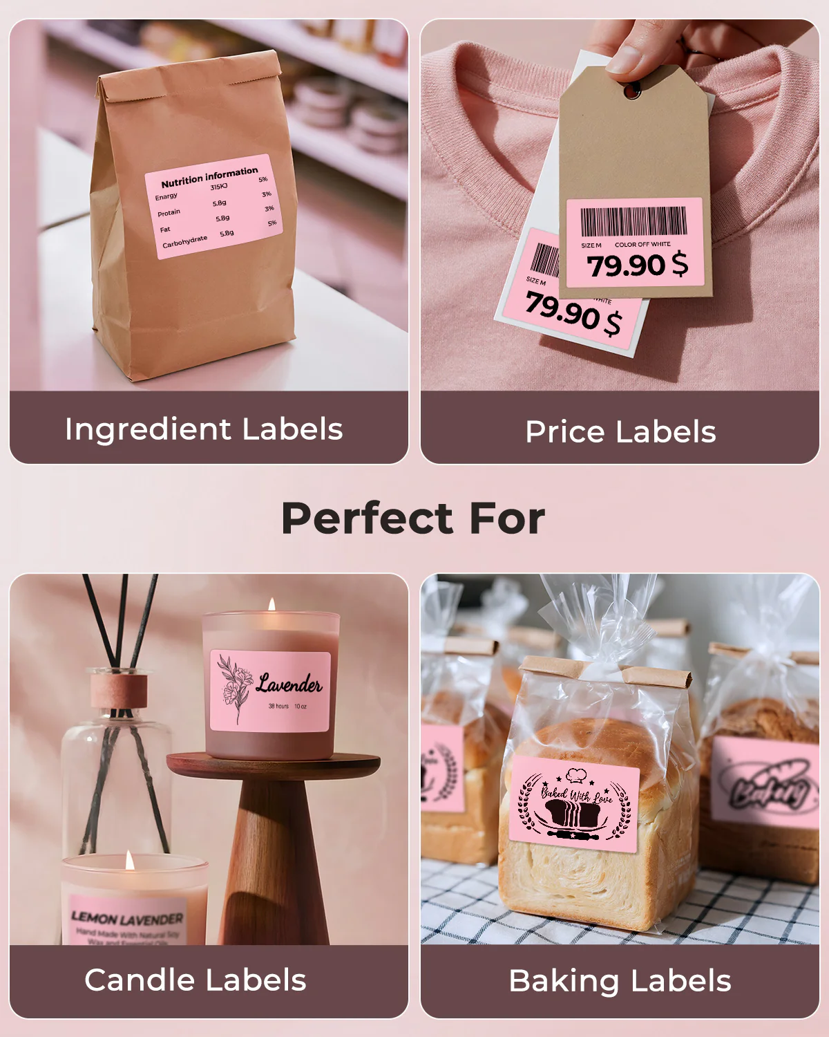 MUNBYN 3" x 2" Rectangle Thermal Labels for Barcode, Address and Multi-Purpose Use - Image 14