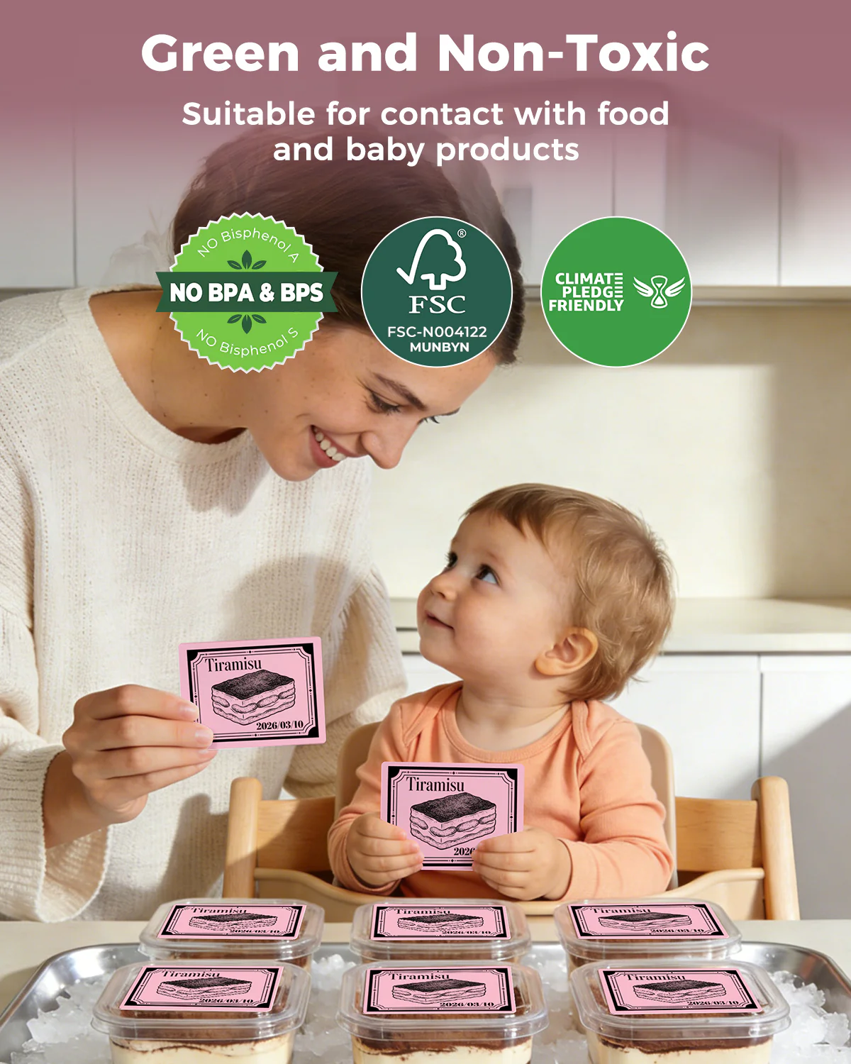 MUNBYN 4" x 2" & 4" x 3"Rectangle Thermal Labels for Barcode, Address and Multi-Purpose Use - Image 10