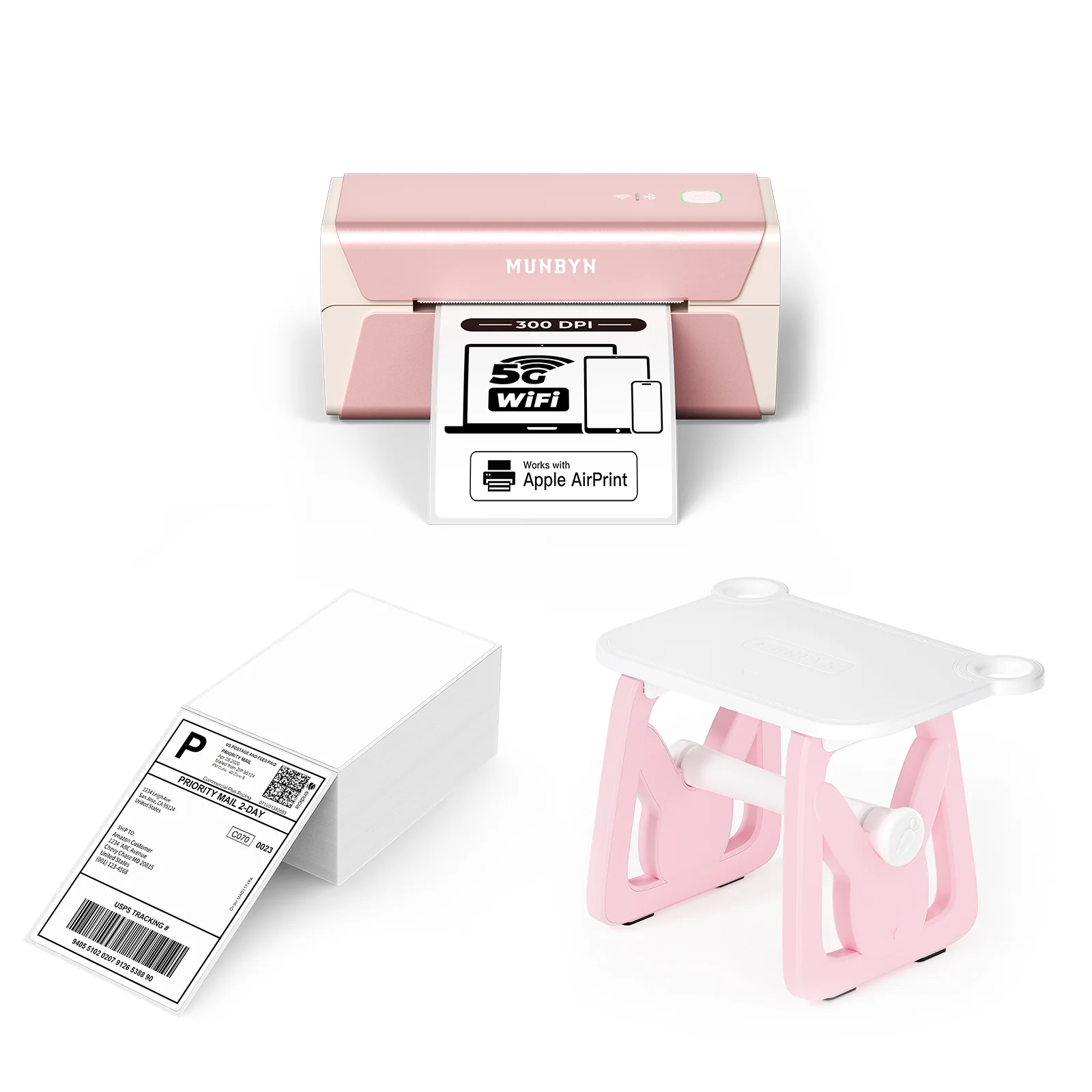 MUNBYN RW401AP AirPrint Thermal Label Printer Kit for Premium Product Labels - Image 14