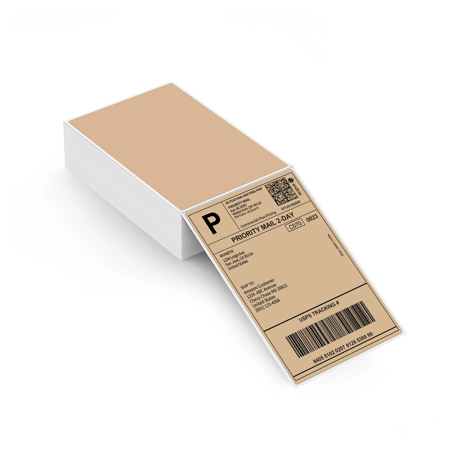 MUNBYN 4x6 Fan-Fold Direct Thermal Shipping Labels for Ecommerce Orders - Image 6