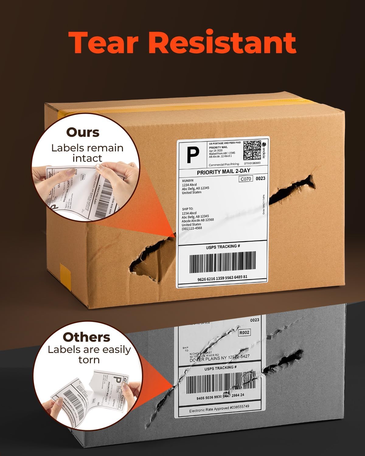 MUNBYN 4x6 Direct Thermal Shipping Labels for Ecommerce Orders - Image 9