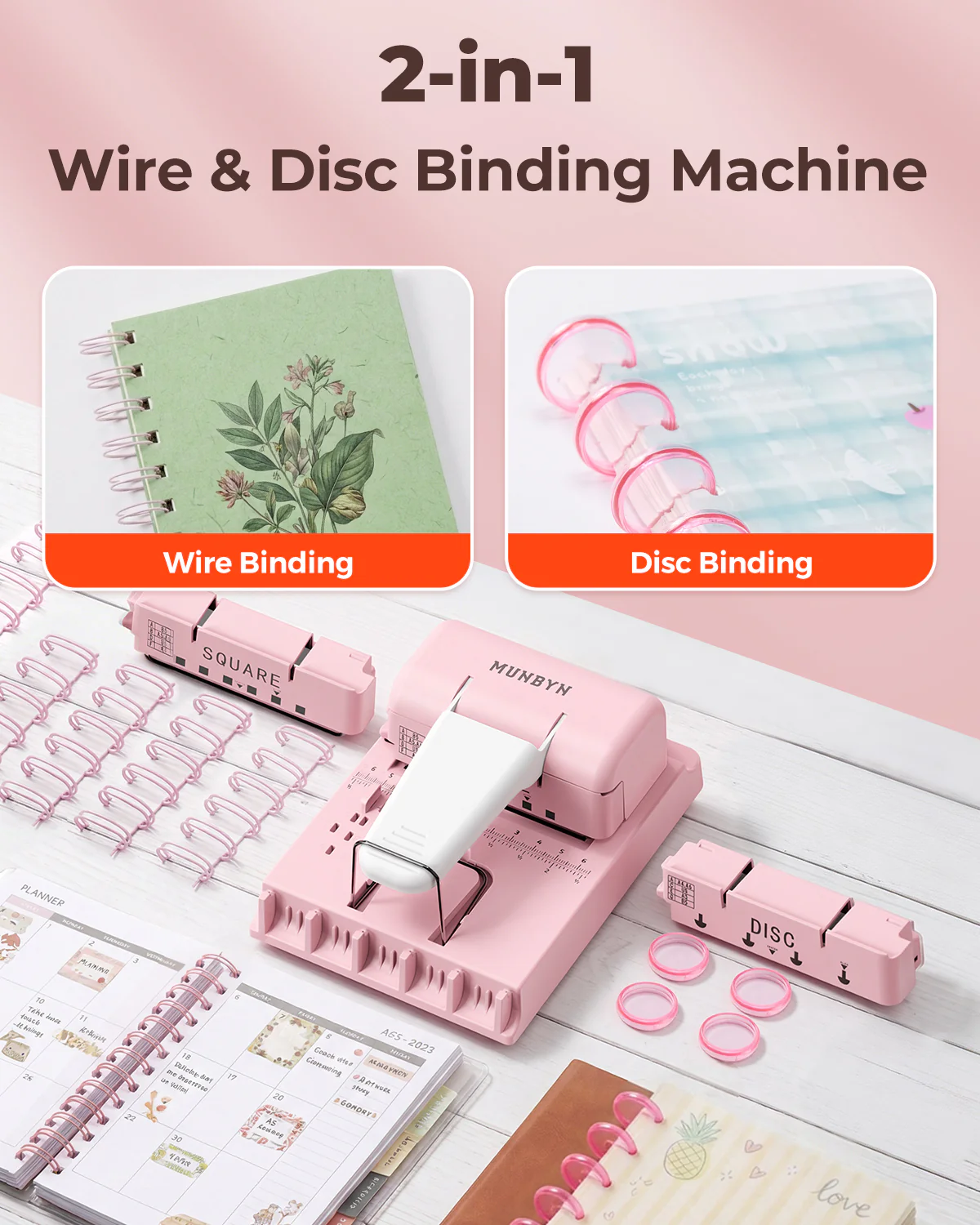 MUNBYN FB001 Multi Binding Machine for Office Documents - Image 6