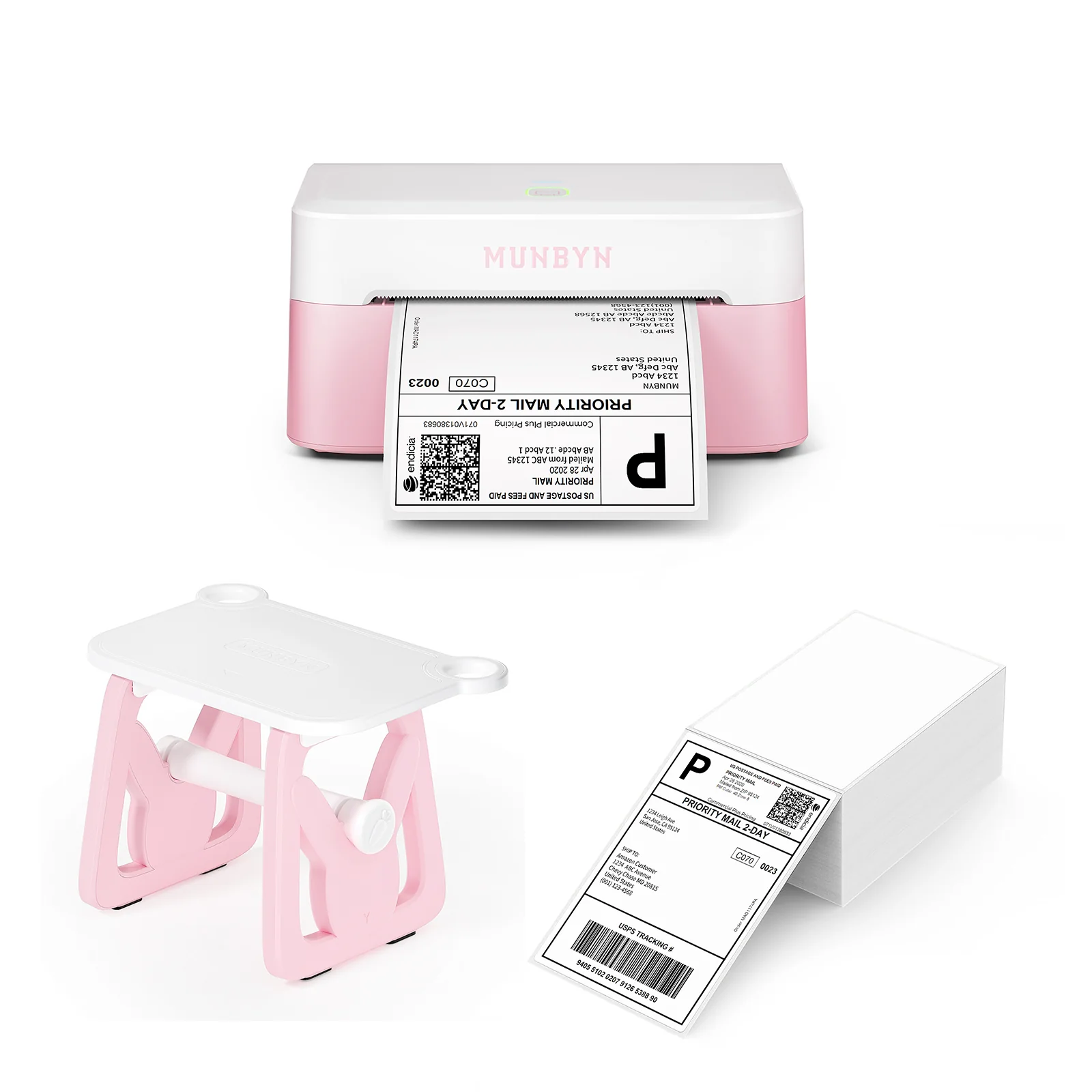 MUNBYN RW403B Bluetooth Thermal Label Printer Kit for Small Business Labelling - Image 12