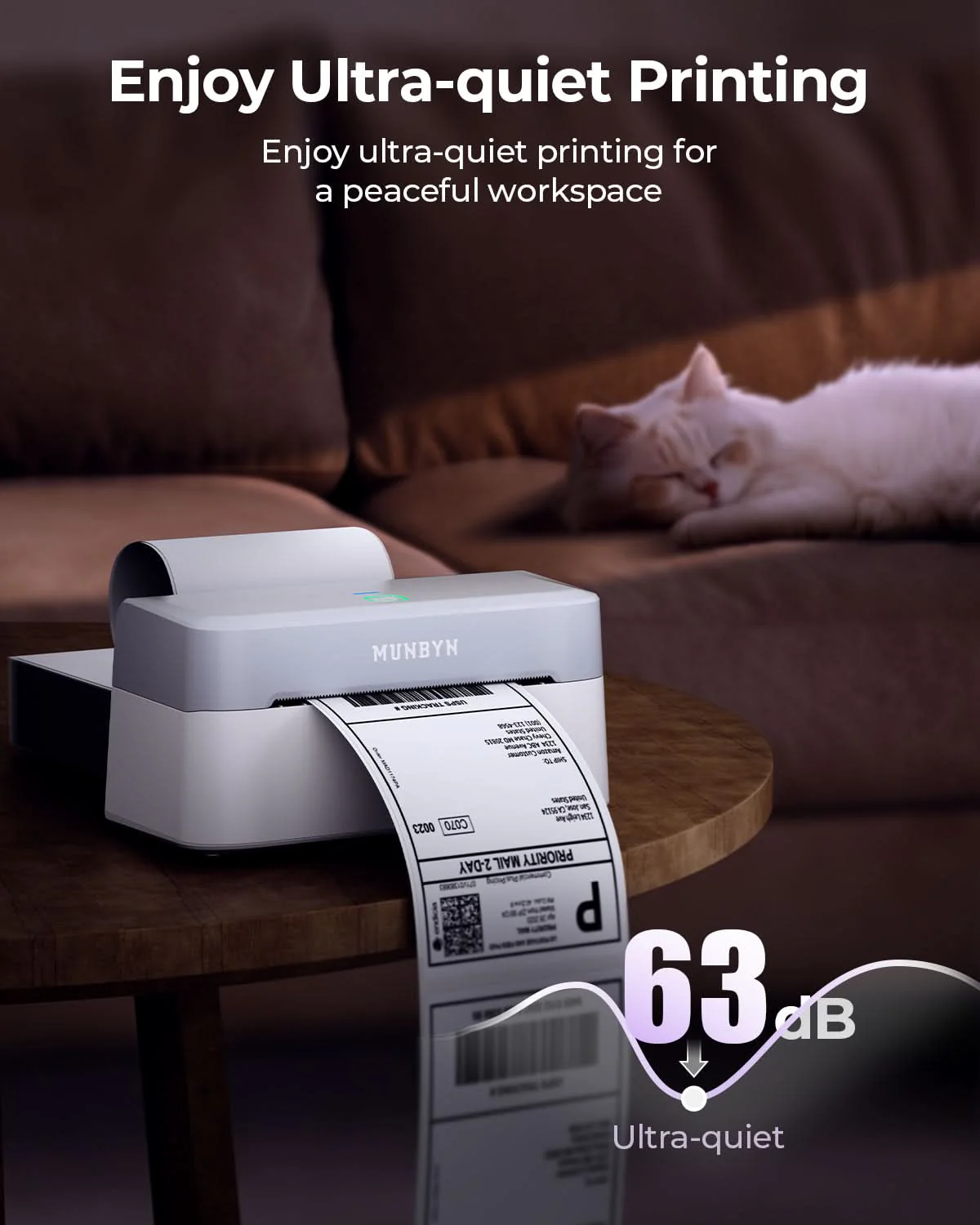 MUNBYN RW403B Bluetooth Thermal Label Printer Kit for Small Business Labelling - Image 22
