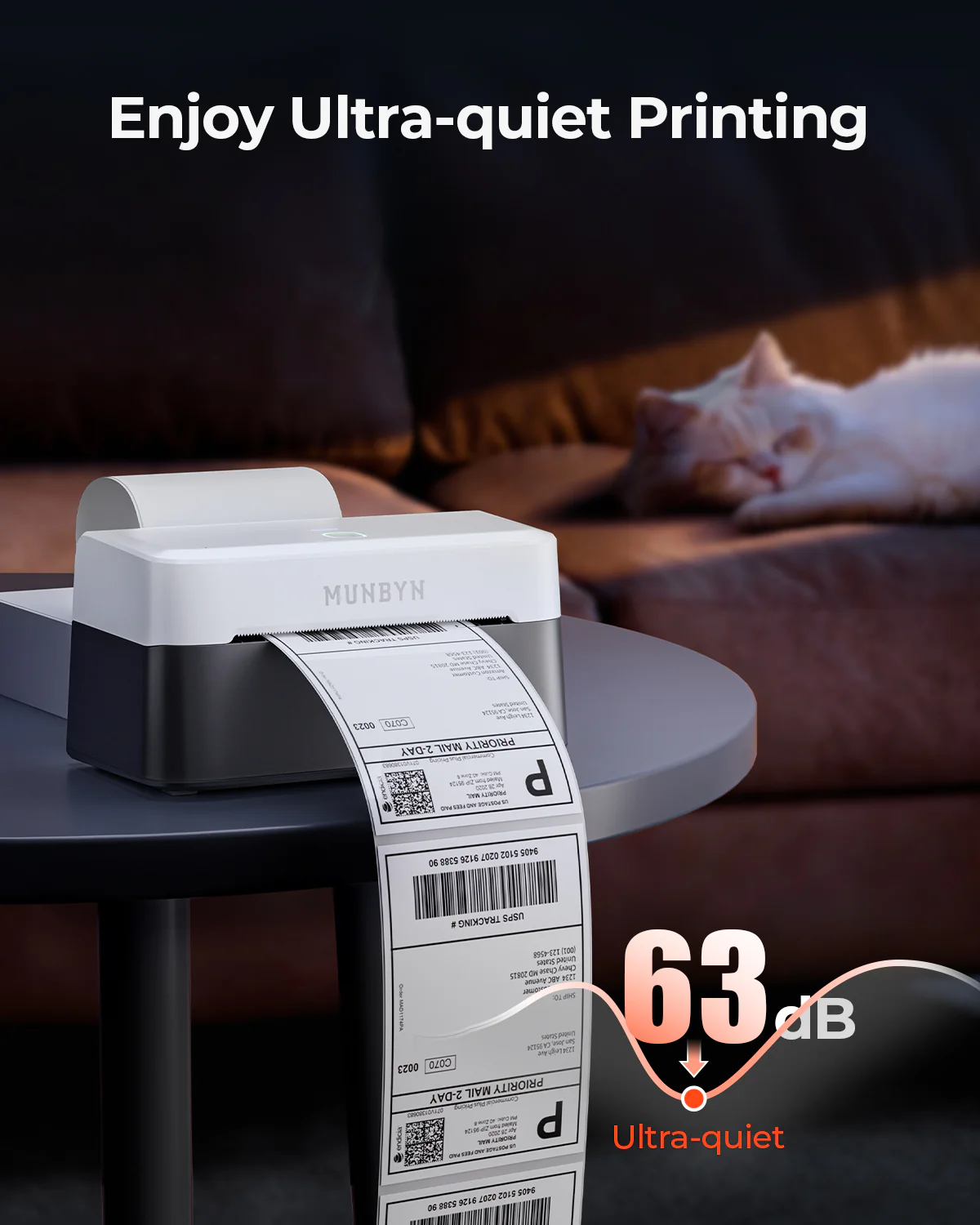 MUNBYN RW403B Bluetooth Thermal Label Printer for Shipping and Product Labelling - Image 19