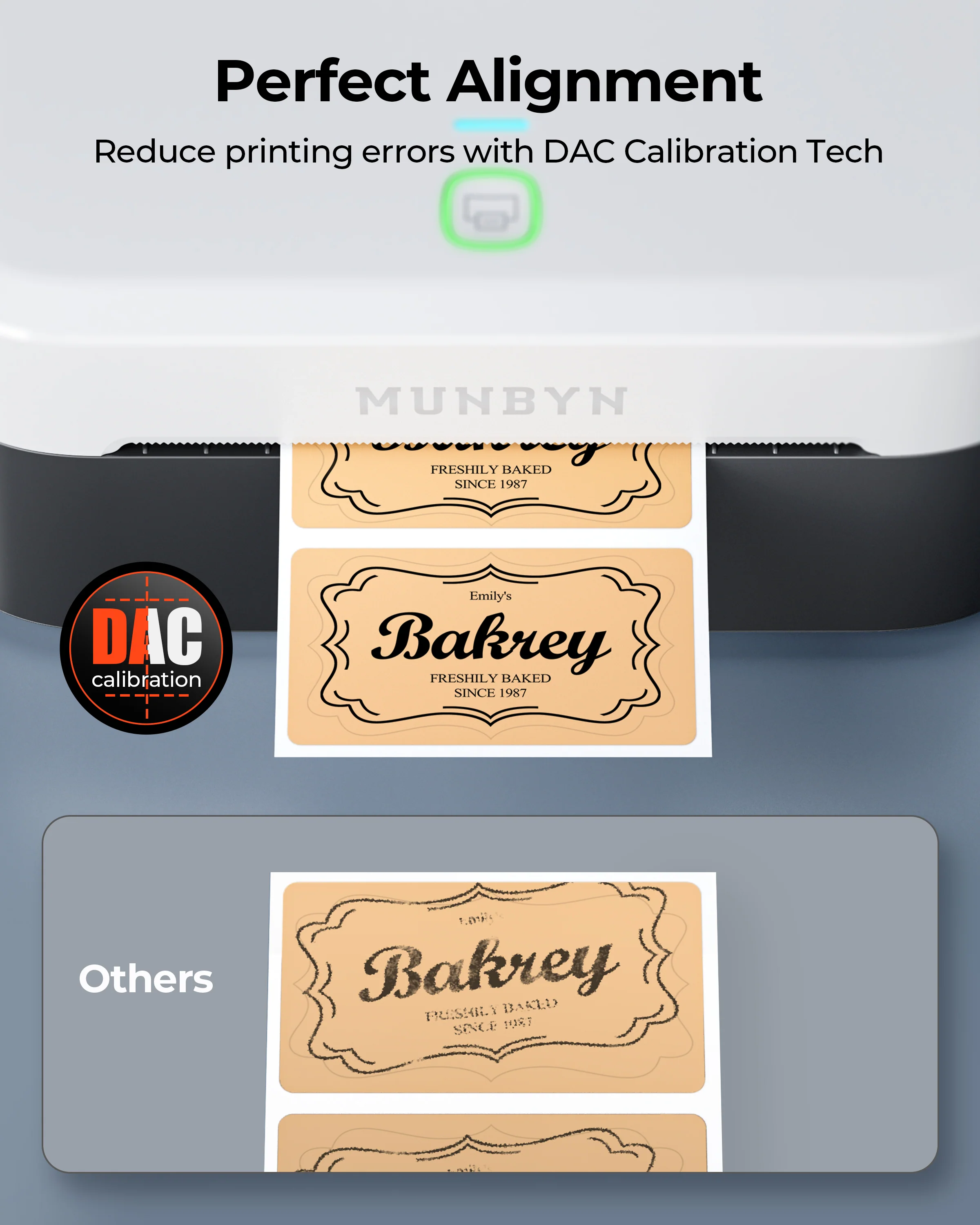 MUNBYN RW403B Bluetooth Thermal Label Printer for Shipping and Product Labelling - Image 12