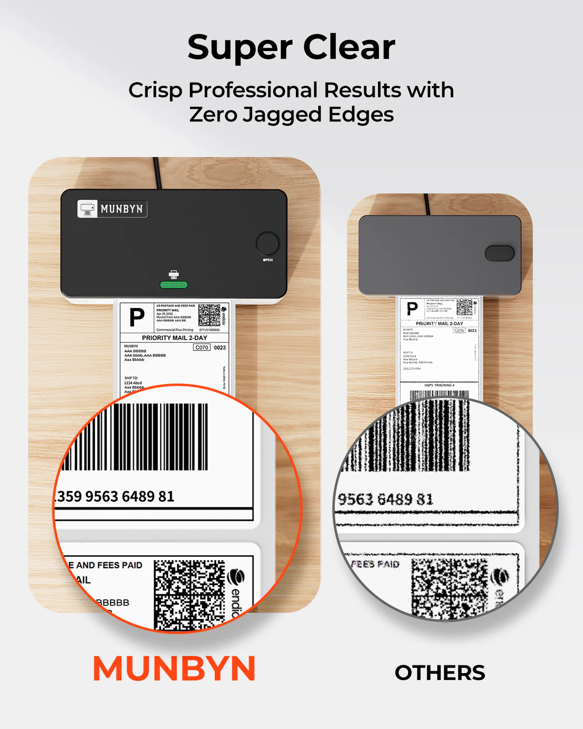 MUNBYN RW941AP AirPrint Thermal Label Printer Kit for All-in-One Labelling - Image 15