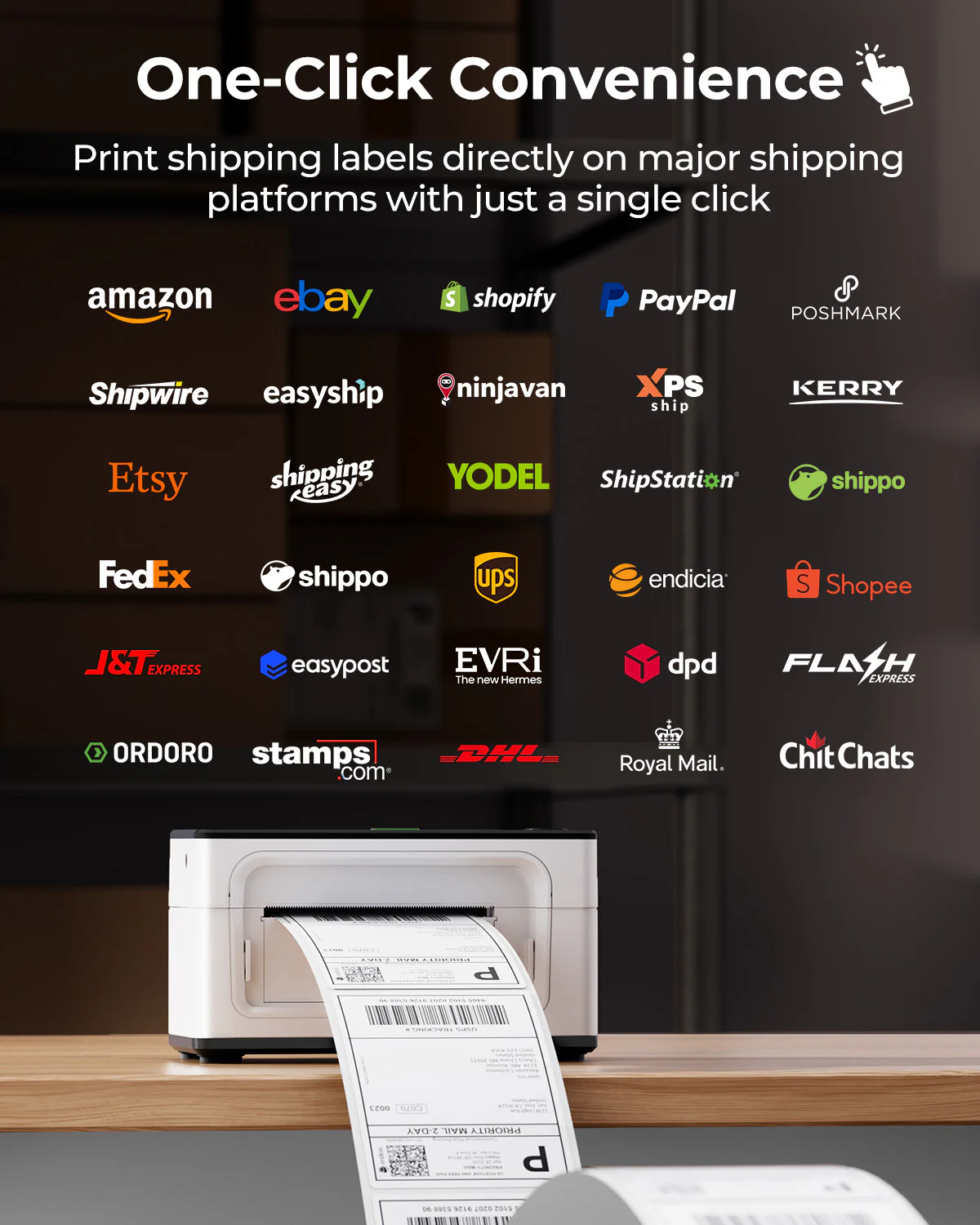 MUNBYN RW941AP AirPrint Thermal Label Printer Kit for All-in-One Labelling - Image 16