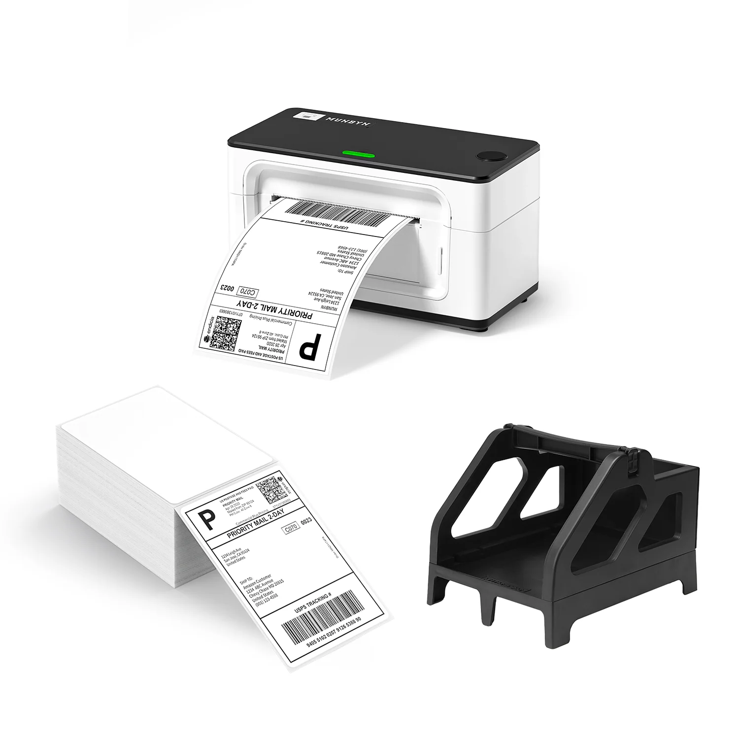 MUNBYN RW941AP AirPrint Thermal Label Printer Kit for All-in-One Labelling - Image 3
