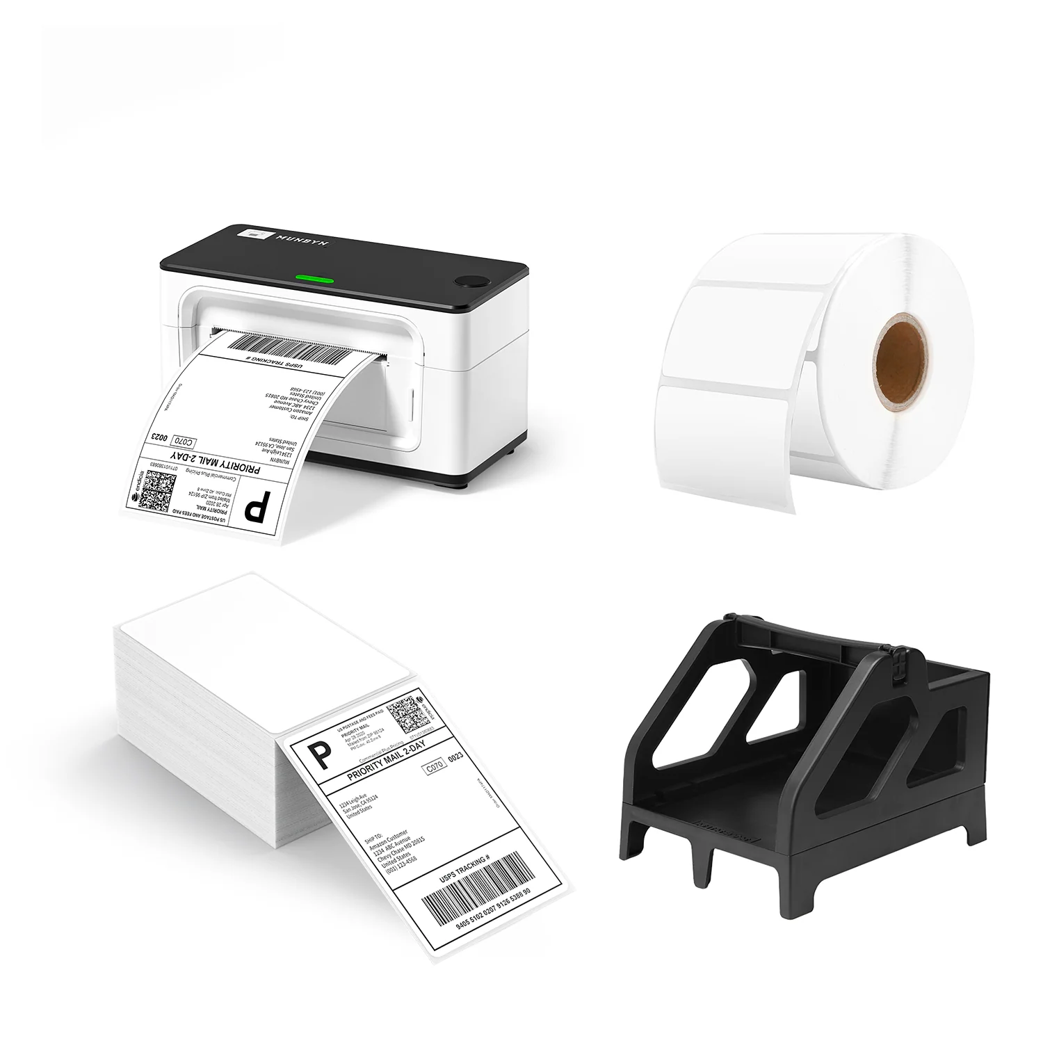 MUNBYN RW941AP AirPrint Thermal Label Printer Kit for All-in-One Labelling - Image 4