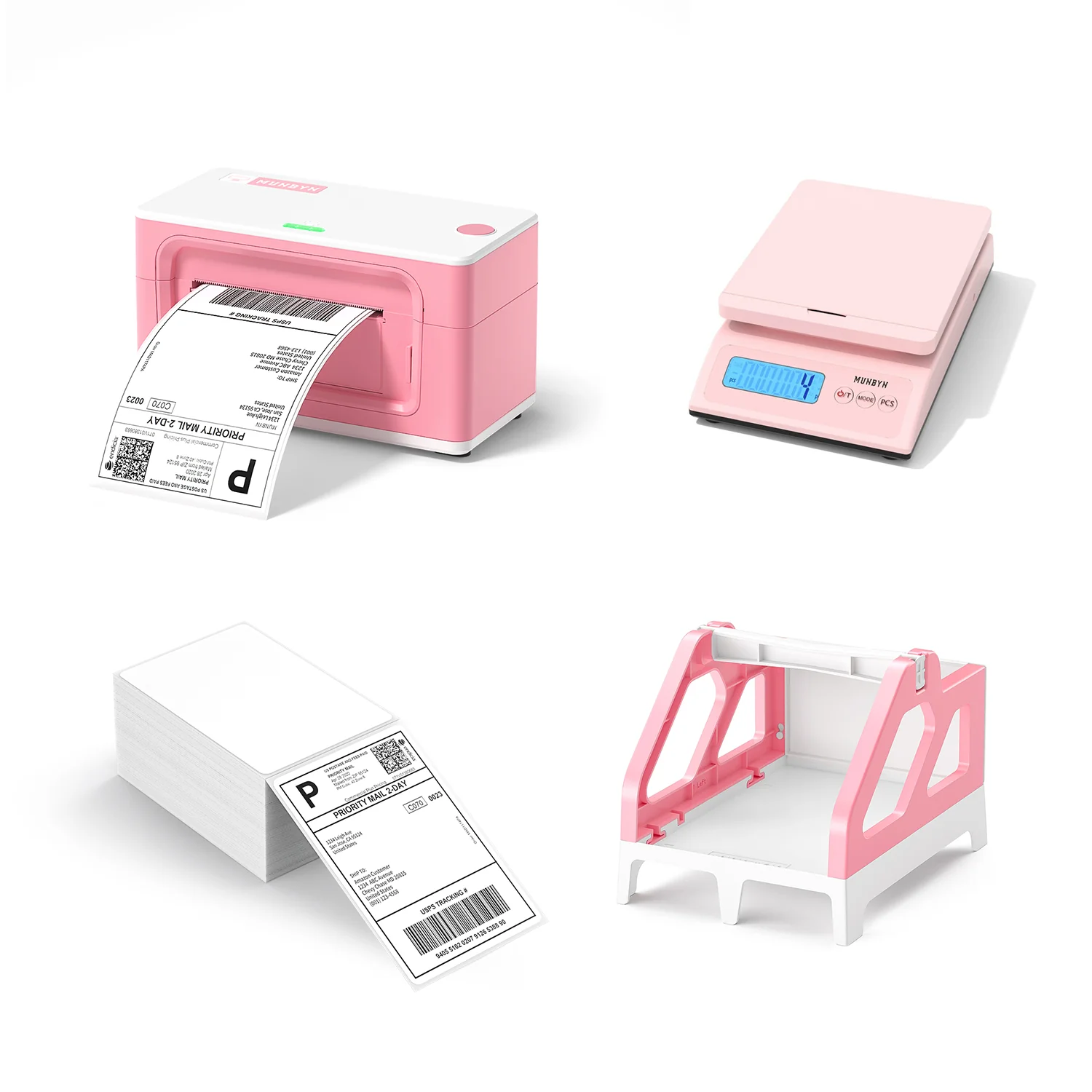 MUNBYN RW941AP AirPrint Thermal Label Printer Kit for All-in-One Labelling - Image 4