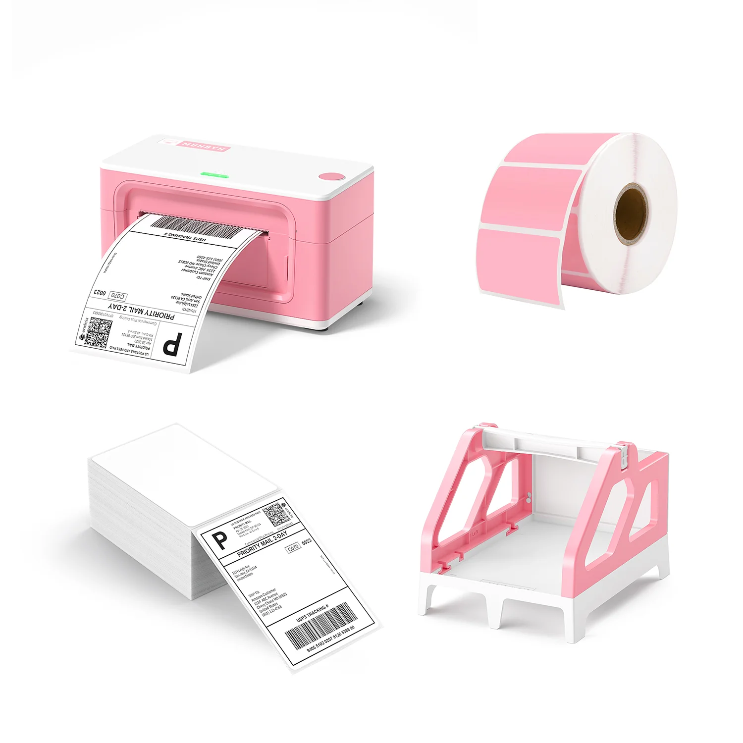 MUNBYN RW941AP AirPrint Thermal Label Printer Kit for All-in-One Labelling - Image 5