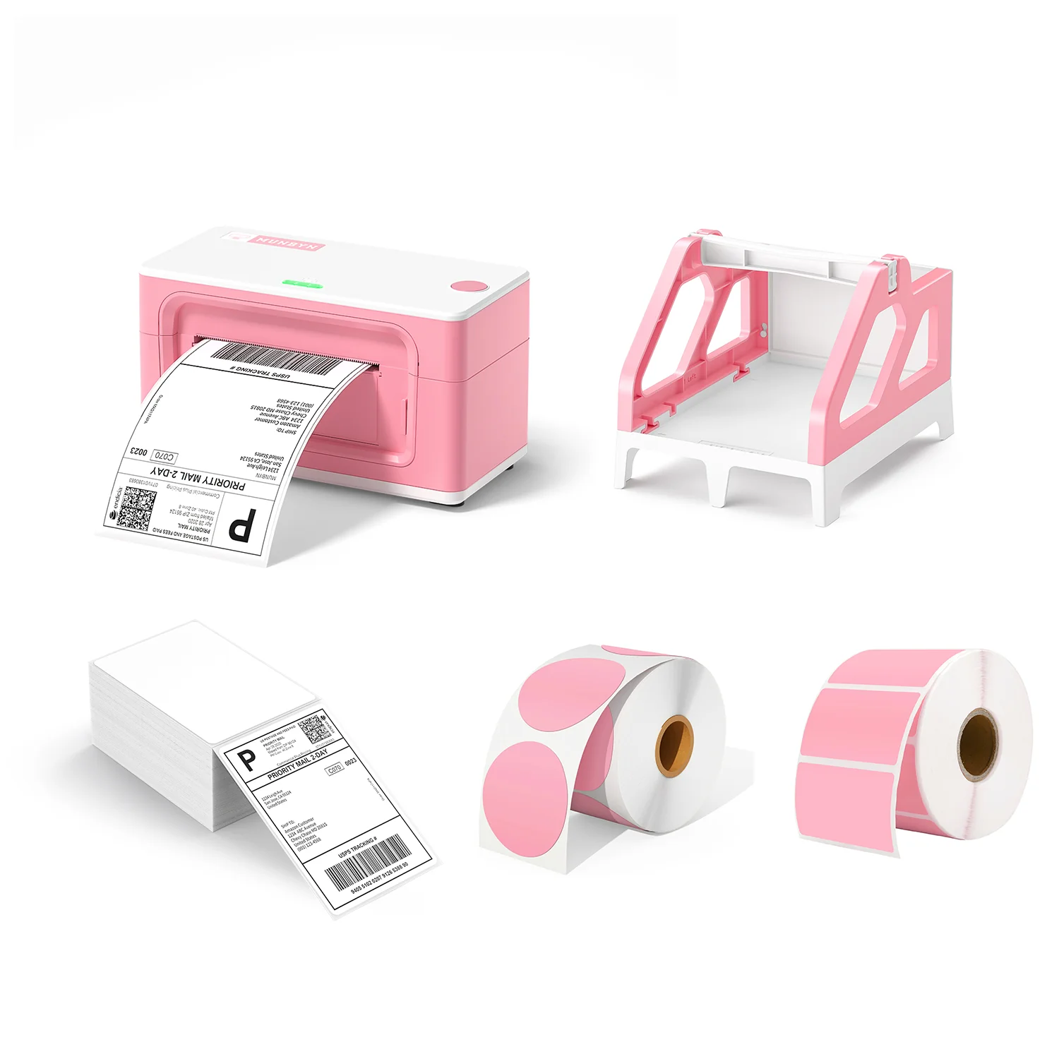 MUNBYN RW941AP AirPrint Thermal Label Printer Kit for All-in-One Labelling - Image 6