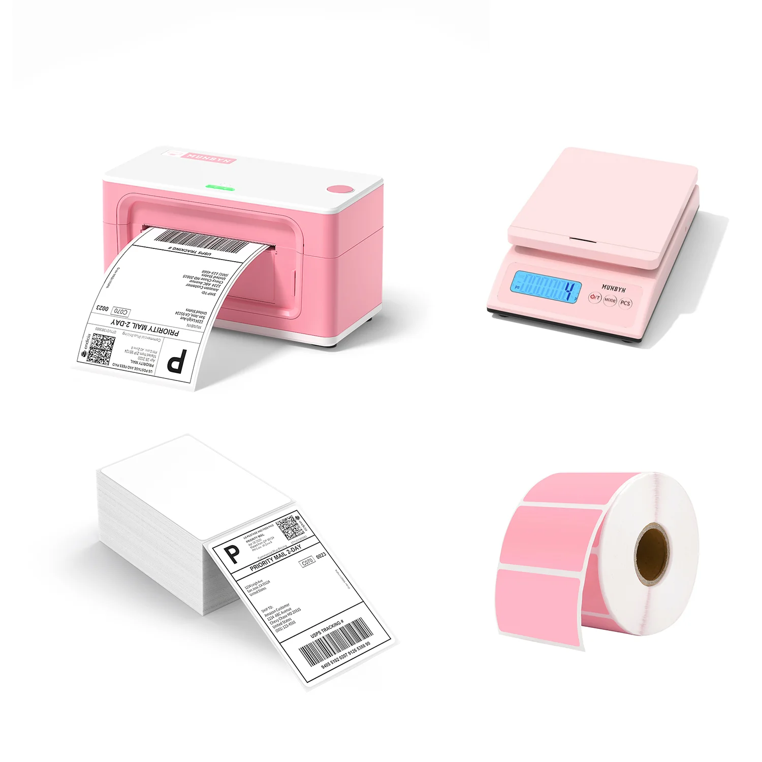 MUNBYN RW941AP AirPrint Thermal Label Printer Kit for All-in-One Labelling - Image 7