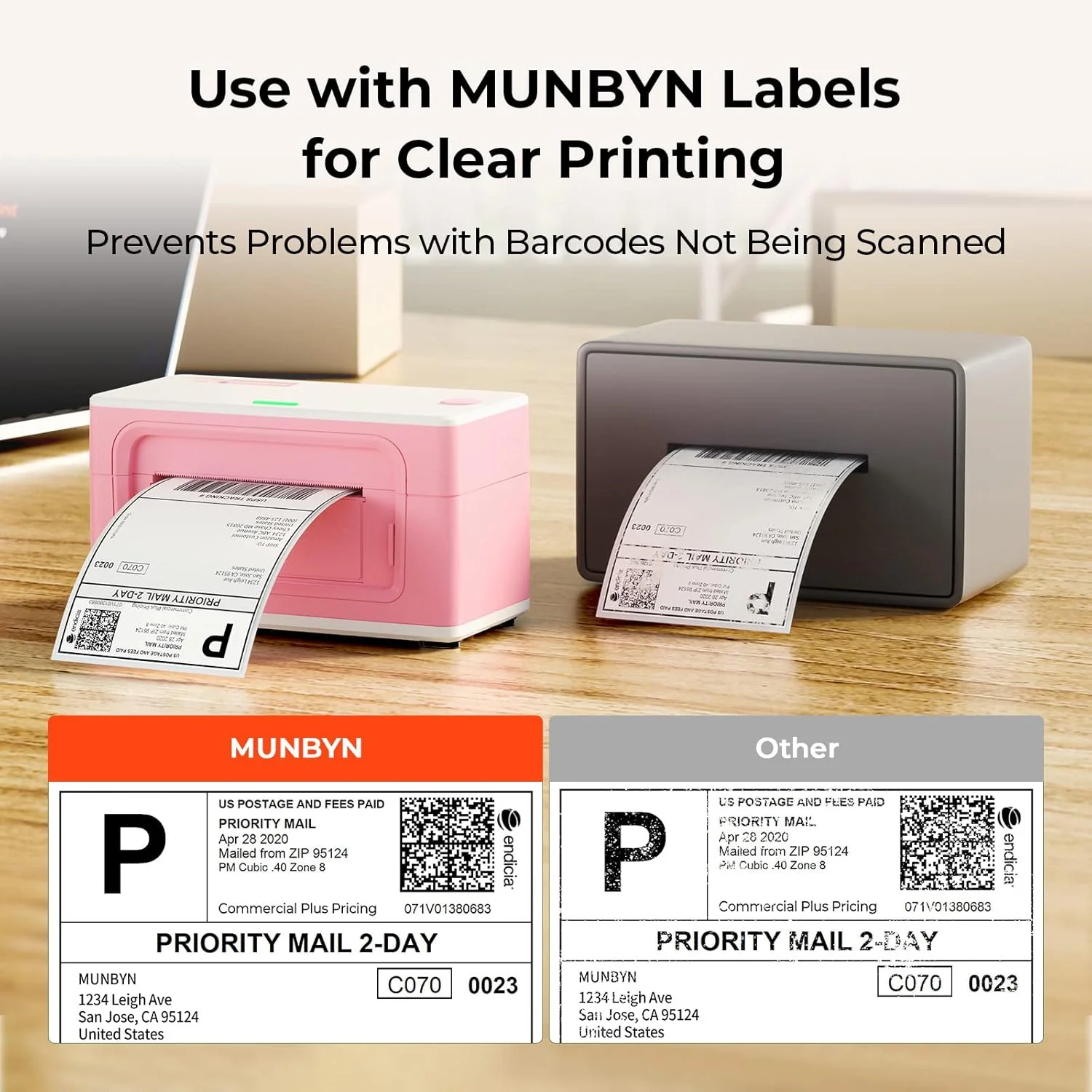 MUNBYN RW941B Bluetooth Thermal Label Printer Kit for Small Business Labelling - Image 17