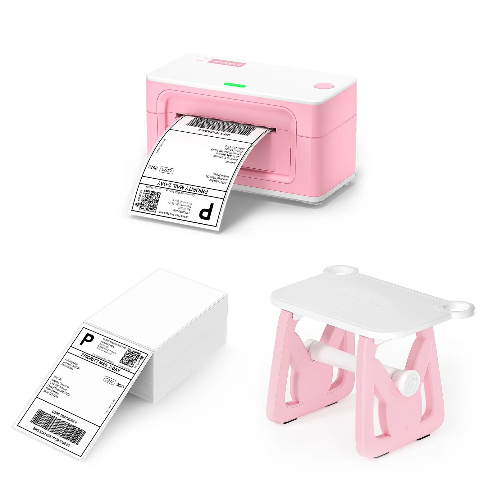MUNBYN RW941B Bluetooth Thermal Label Printer Kit for Small Business Labelling - Image 7