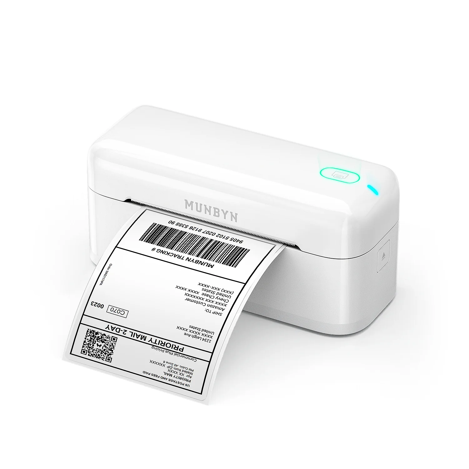 MUNBYN RW402B Bluetooth Thermal Label Printer for Daily Shipping Labels - Image 2