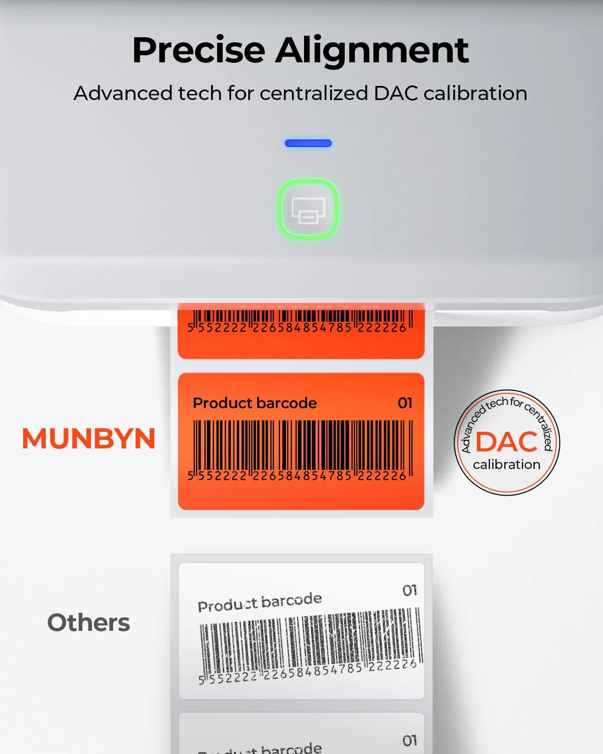 MUNBYN RW403B Bluetooth Thermal Label Printer for Shipping and Product Labelling - Image 13