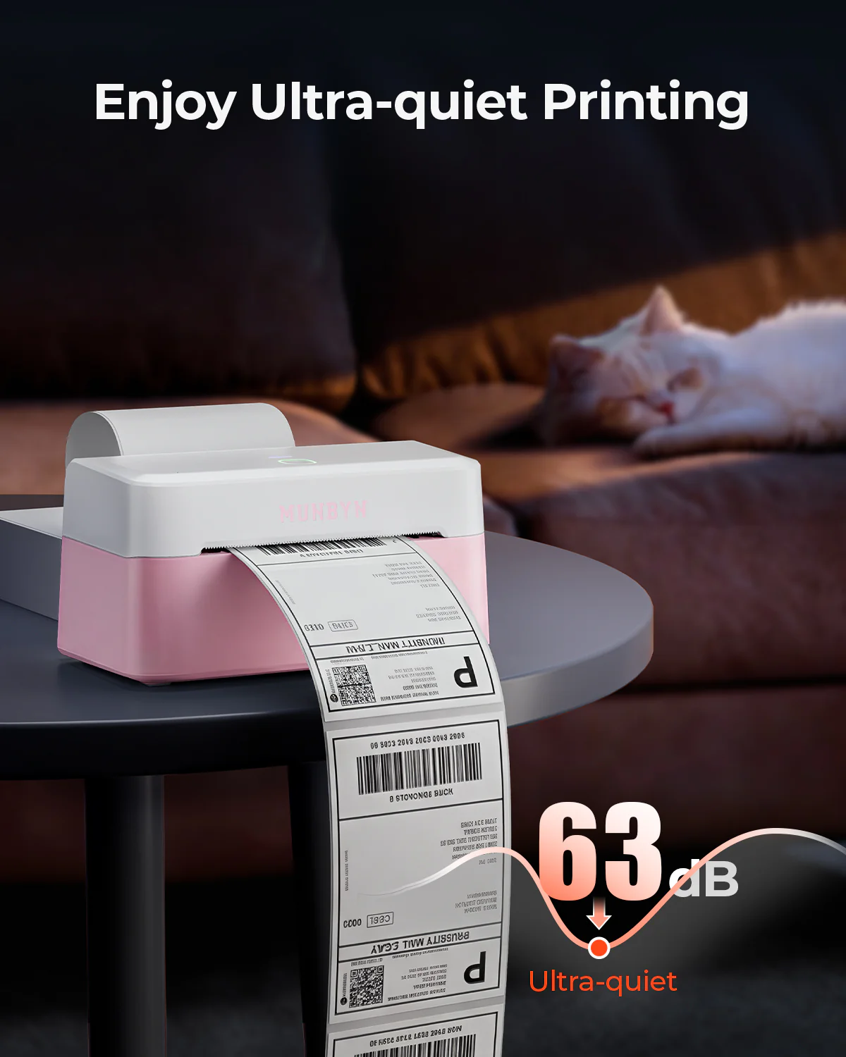 MUNBYN RW403B Bluetooth Thermal Label Printer for Shipping and Product Labelling - Image 29