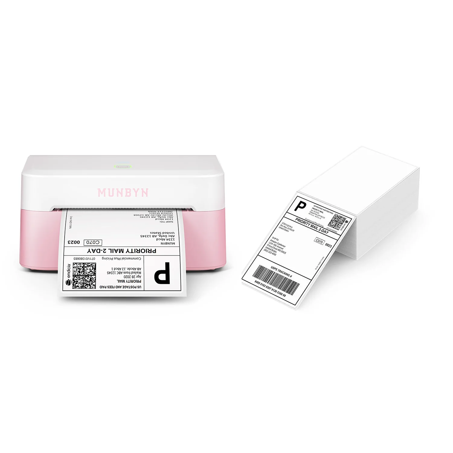 MUNBYN RW403B Bluetooth Thermal Label Printer for Shipping and Product Labelling - Image 8