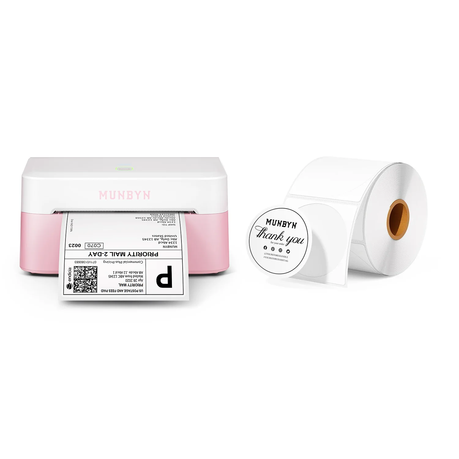 MUNBYN RW403B Bluetooth Thermal Label Printer for Shipping and Product Labelling - Image 9