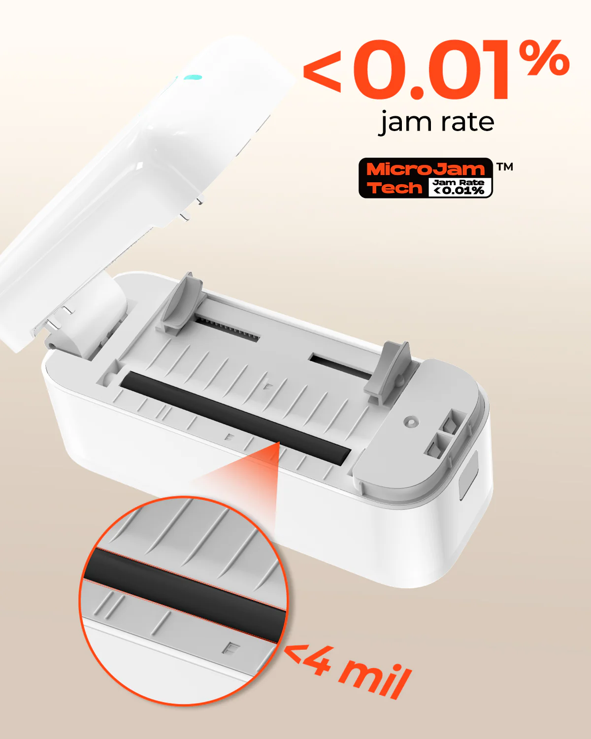 MUNBYN RealWriter 402B Wireless Printer & 4x6 Labels TikTok Shipping Elegant Kit - Image 4