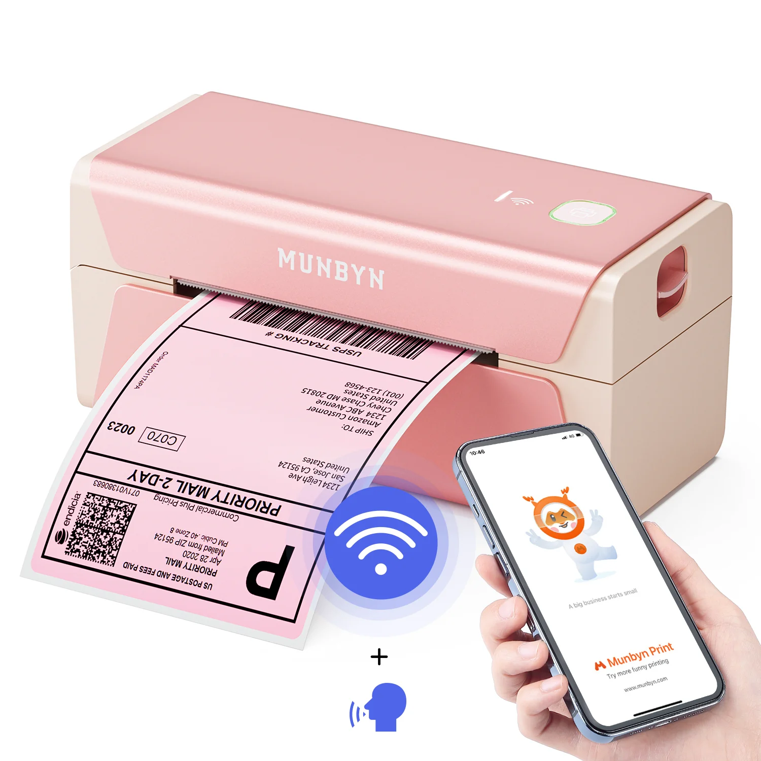 MUNBYN RW401AP 300DPI AirPrint Thermal Label Printer for Premium Product Labels - Image 10